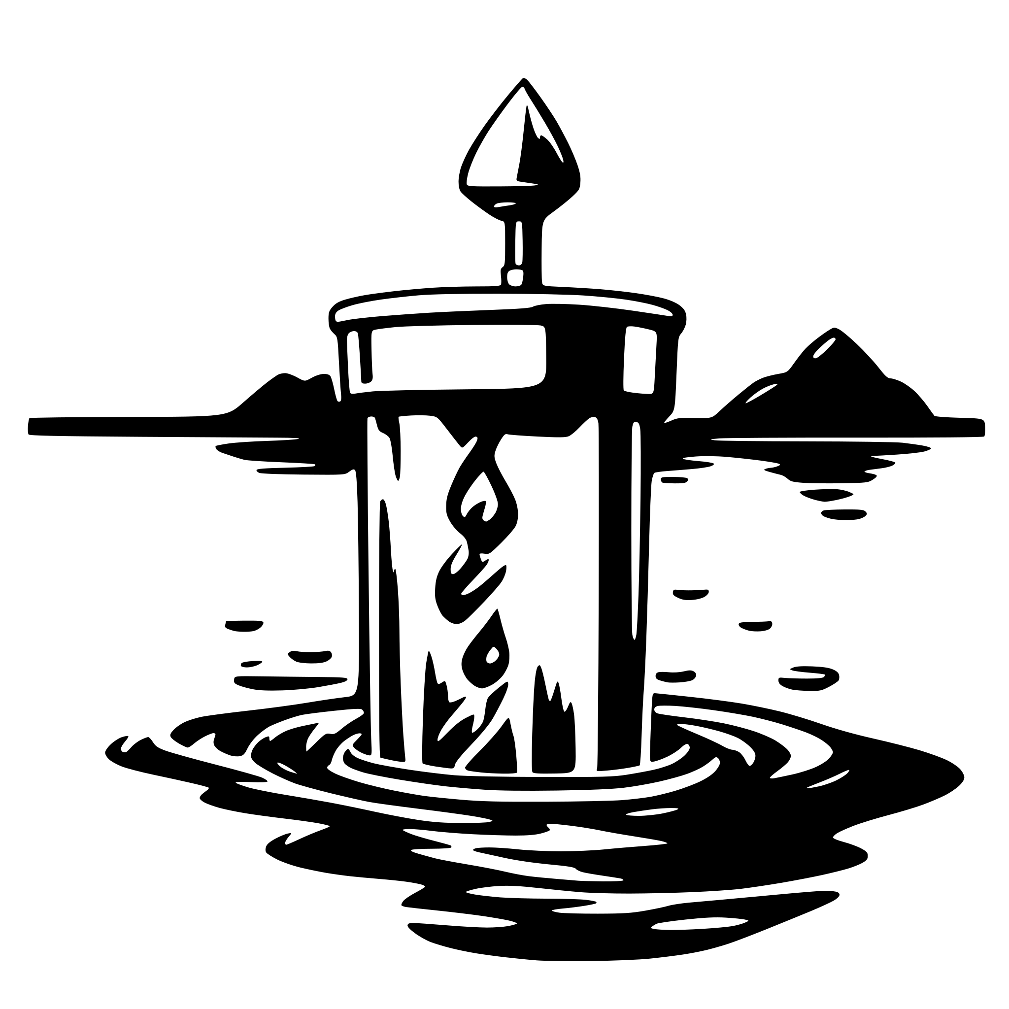 AI-generated SVG of a water