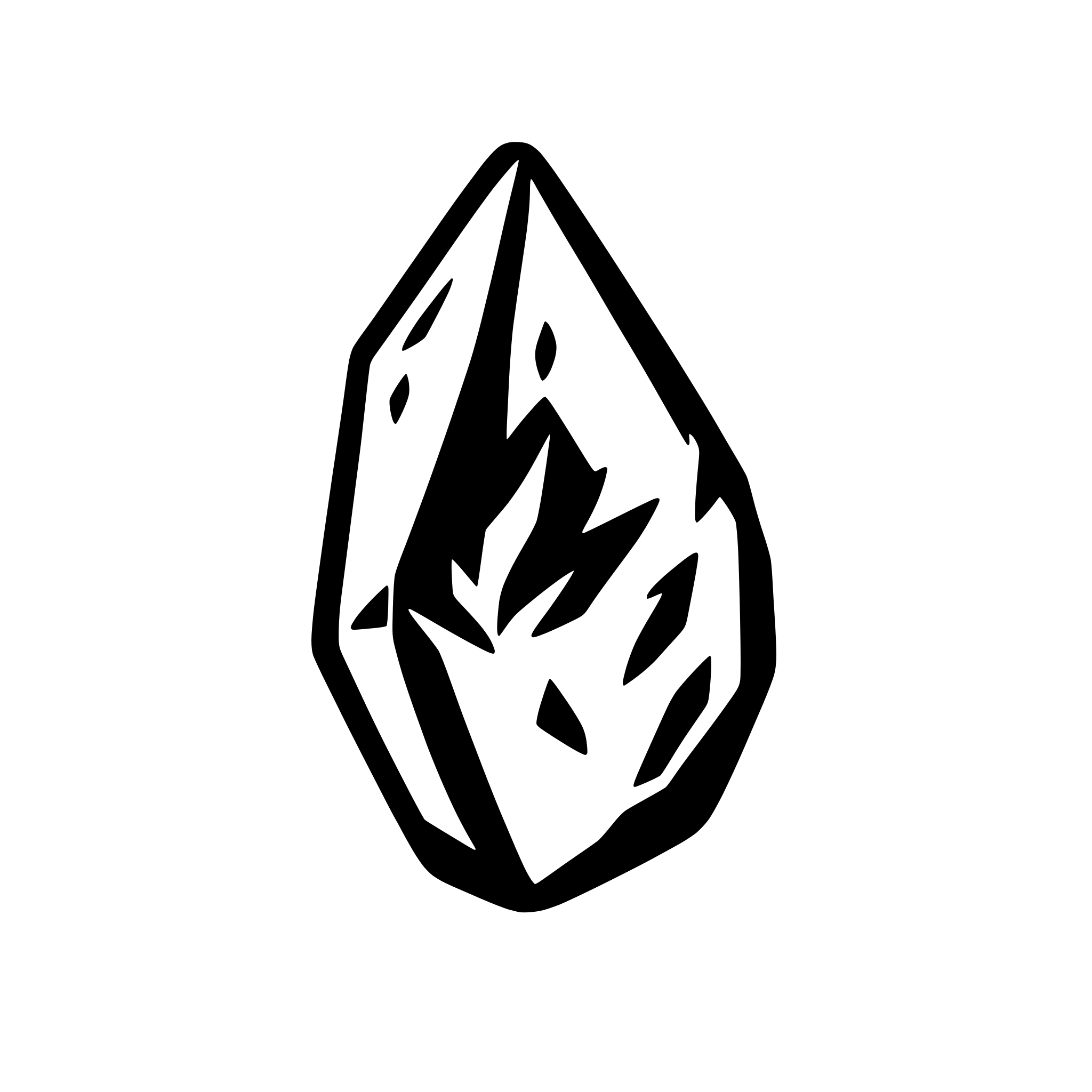 AI-generated SVG of a ore in a shape of small shard