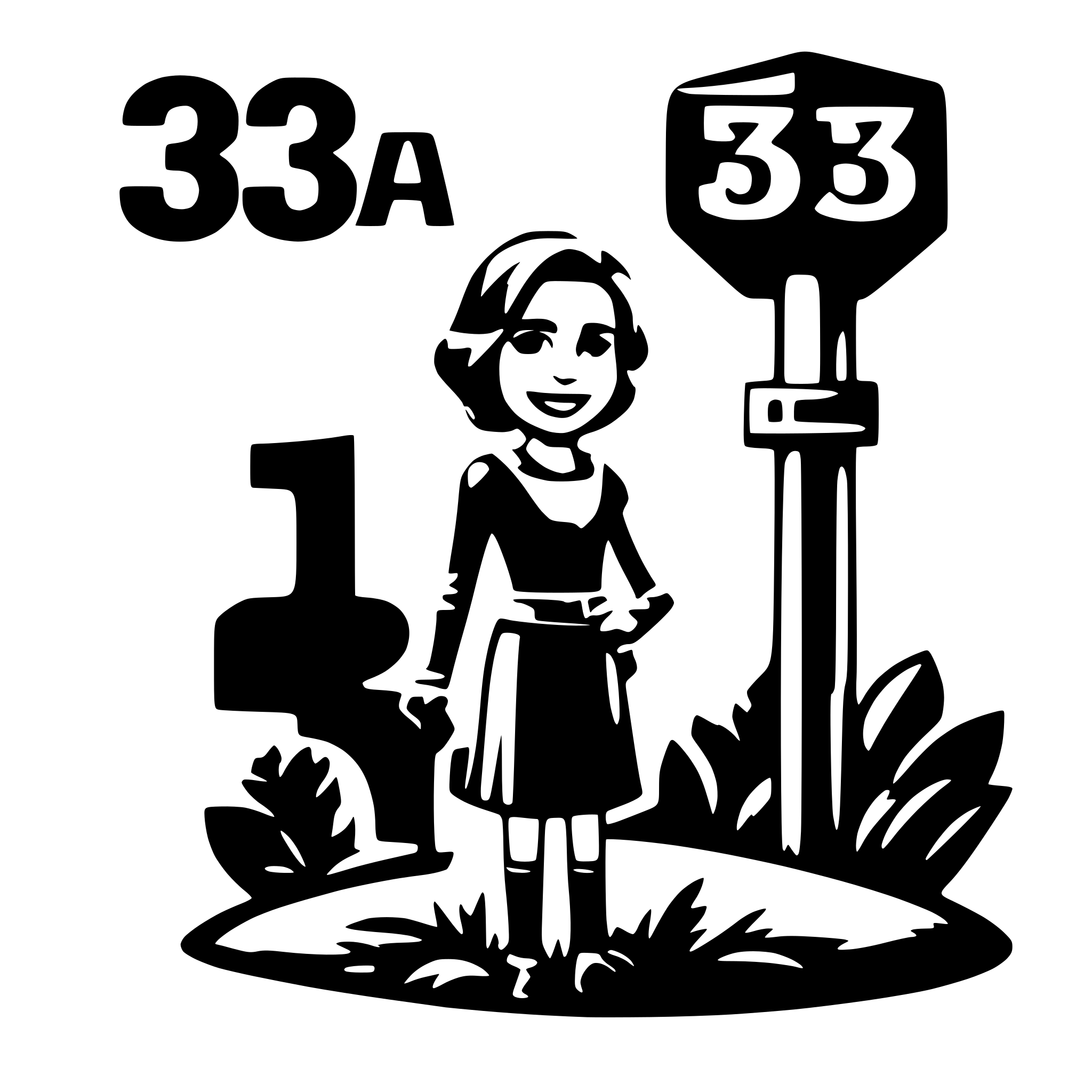 AI-generated SVG of a 33 year aniversary