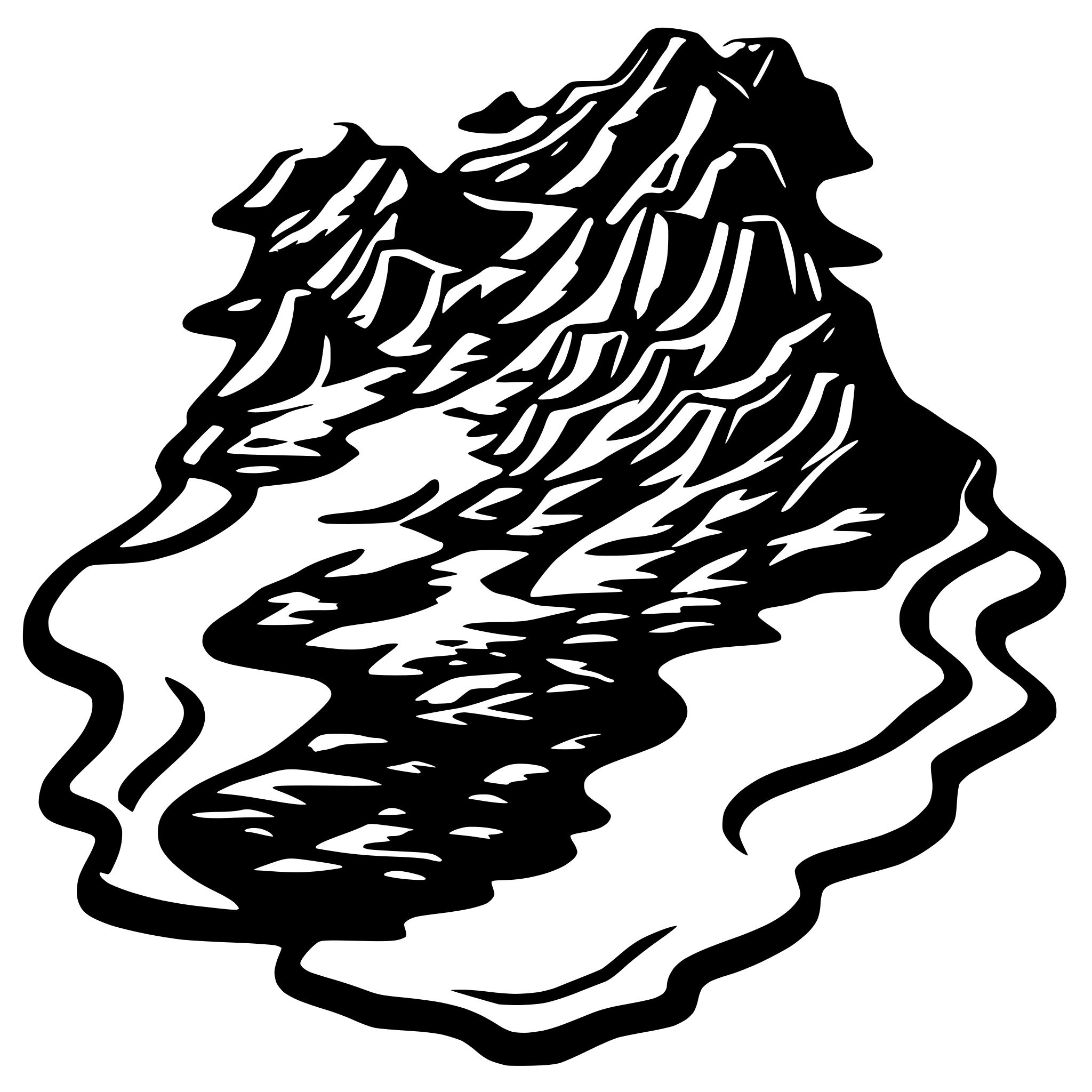AI-generated SVG of 'topographic pattern'
