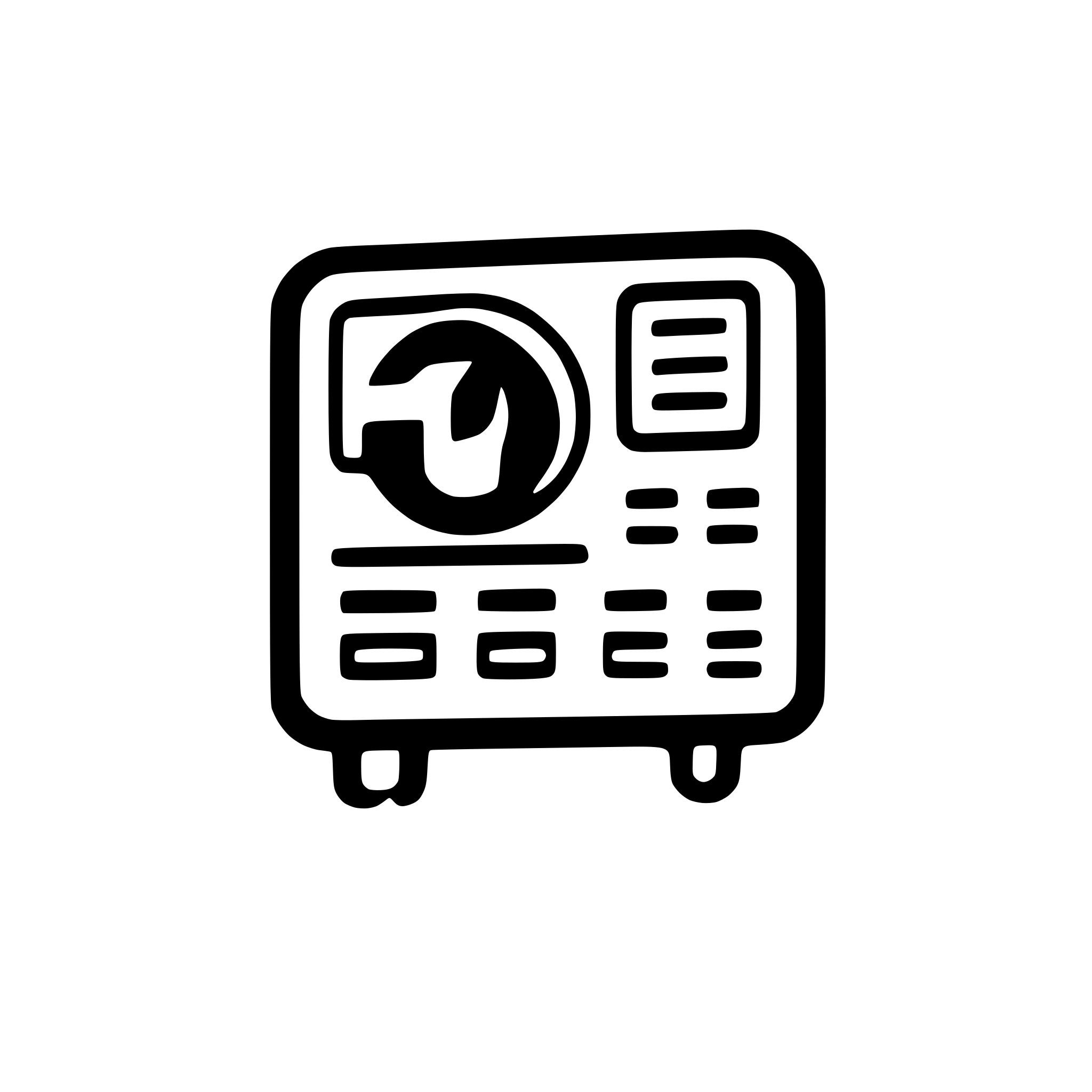 AI-generated SVG of 'intercom simple icon'