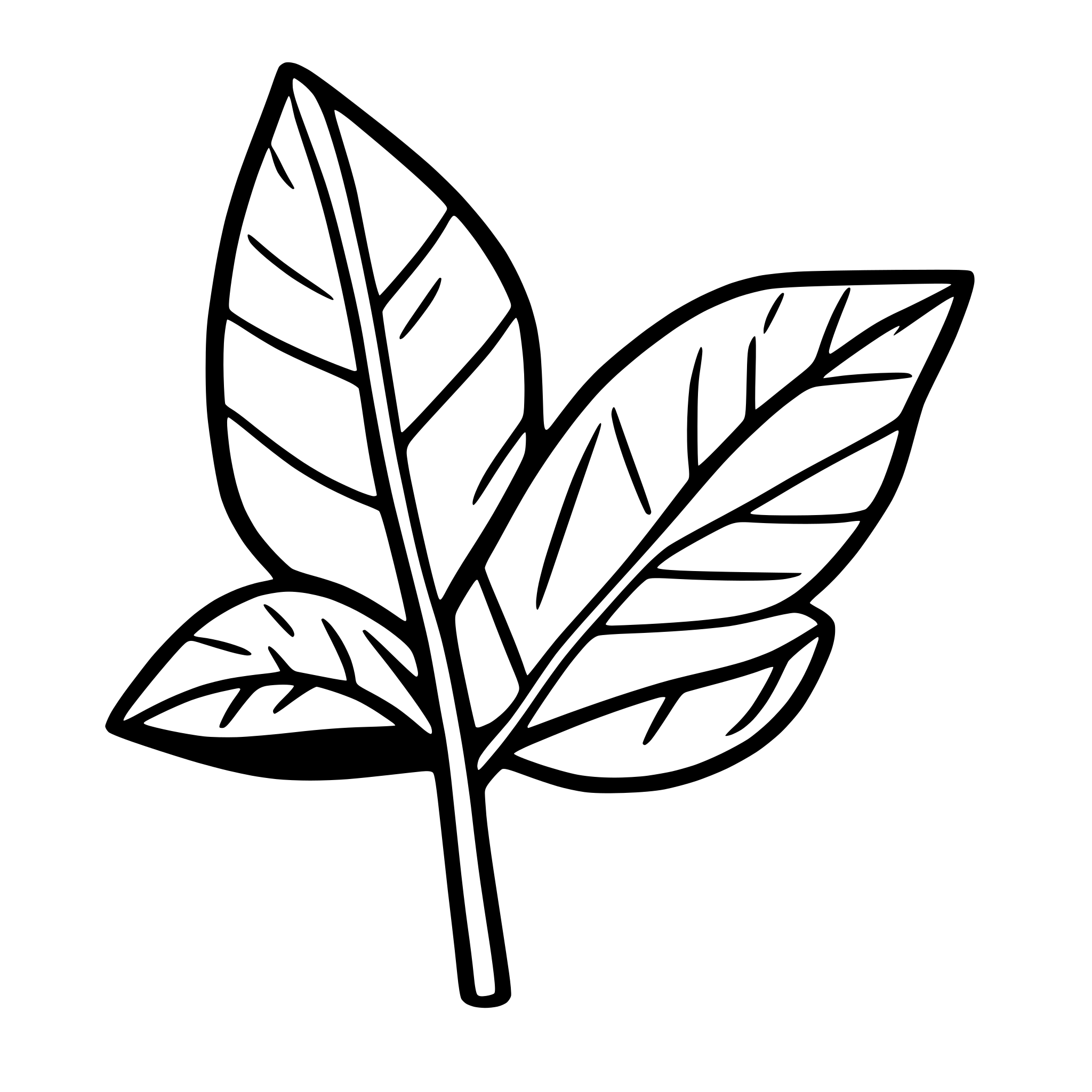 AI-generated SVG of '2 leaves. simplistic. color theme around 142.1 76.2% 36.3%'