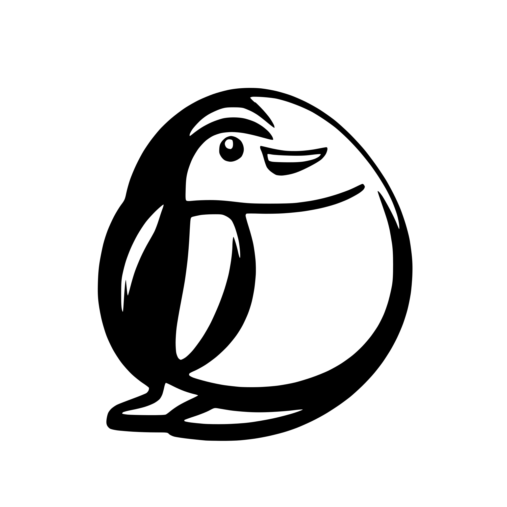 AI-generated SVG of 'Create a Linux tux logo that ressembles that of macOS on the top left bar'