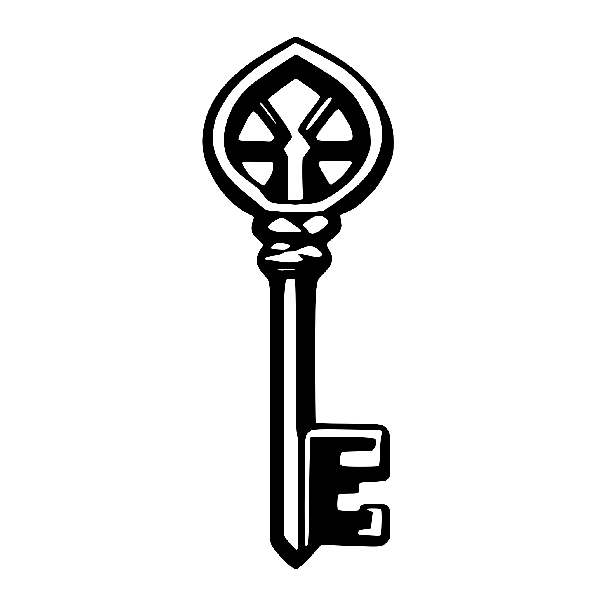 AI-generated SVG of 'key'