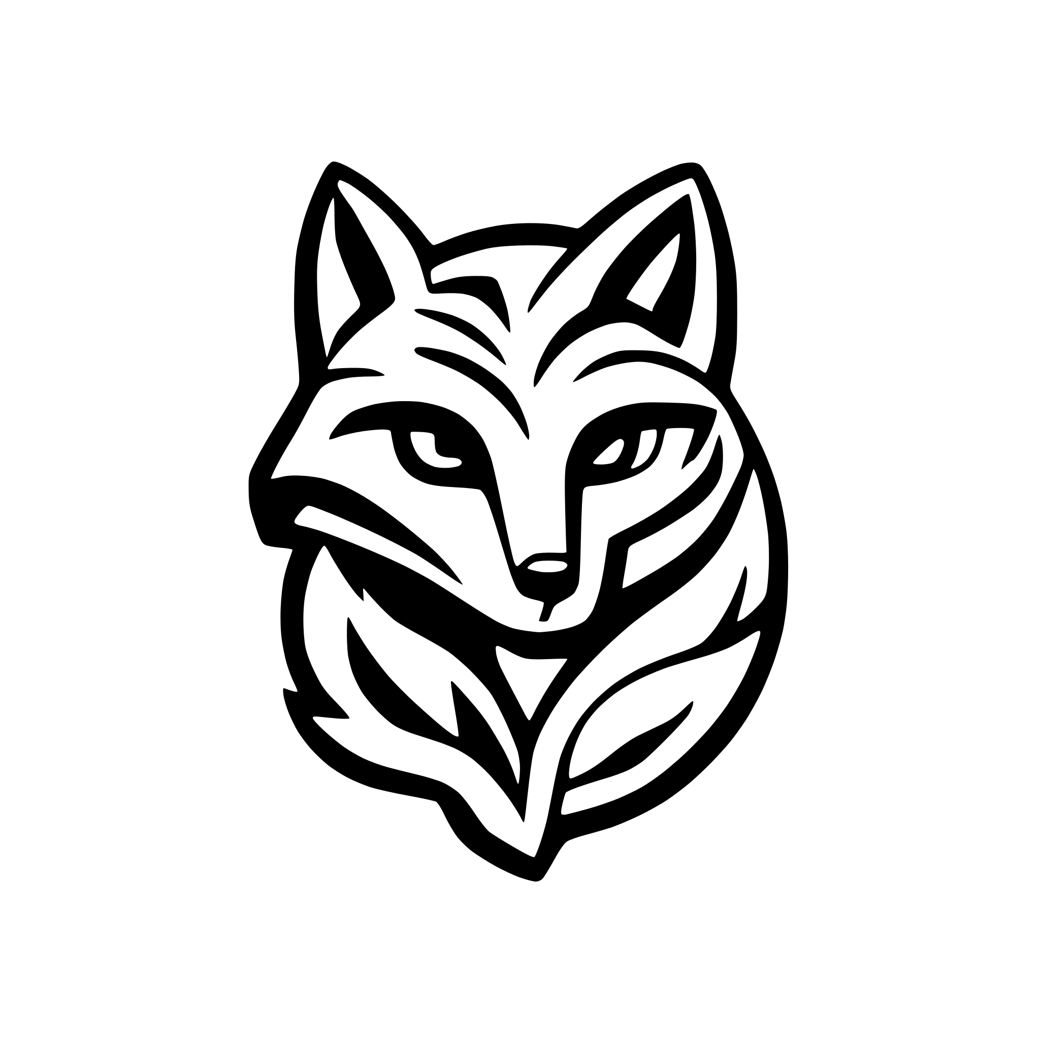 AI-generated SVG of 'make image of a fox'