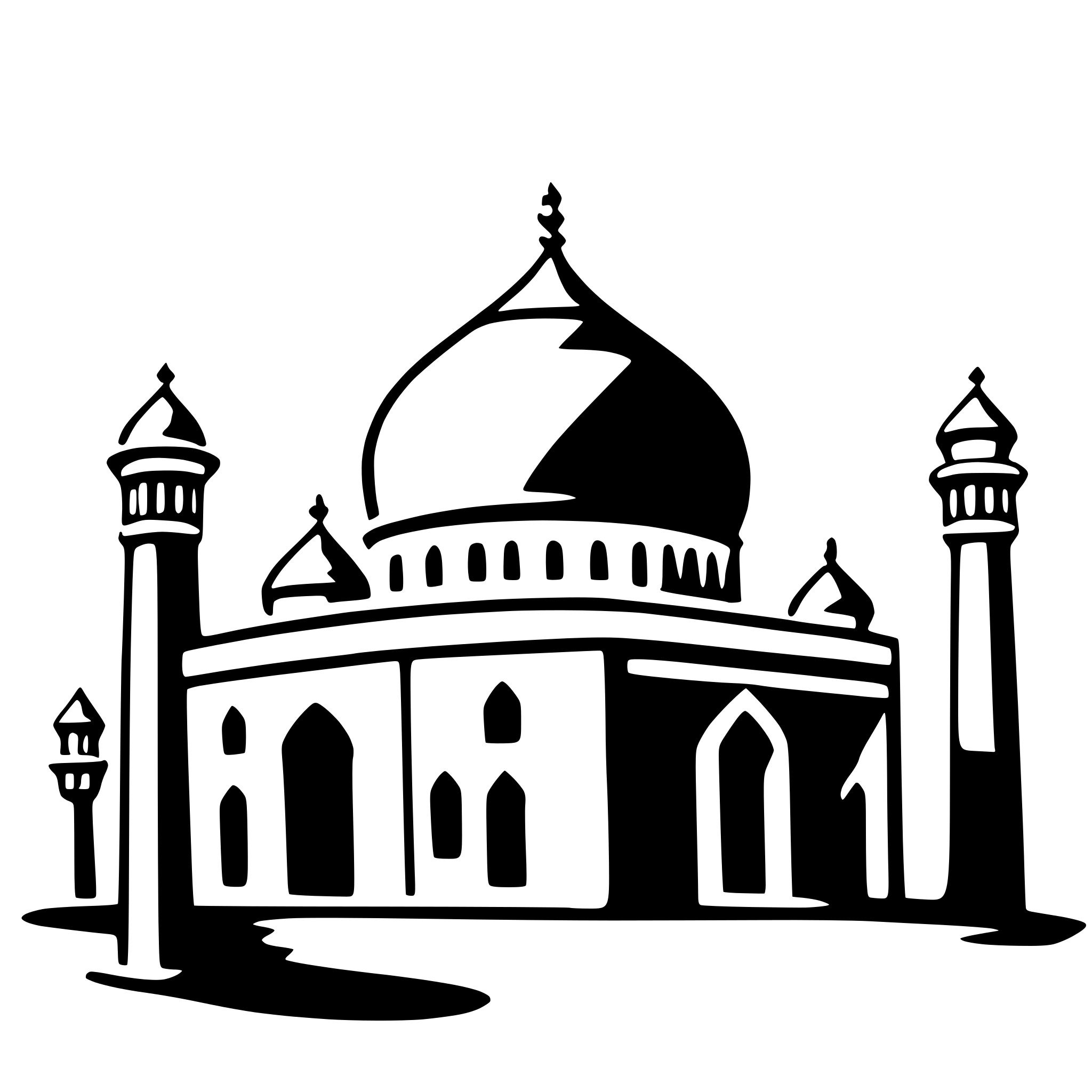 AI-generated SVG of 'taj mahal'