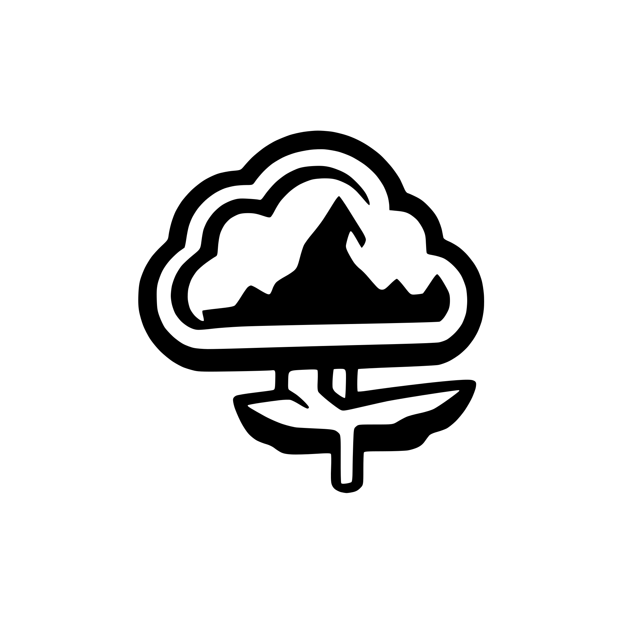 AI-generated SVG of 'cloud icon in angular design'