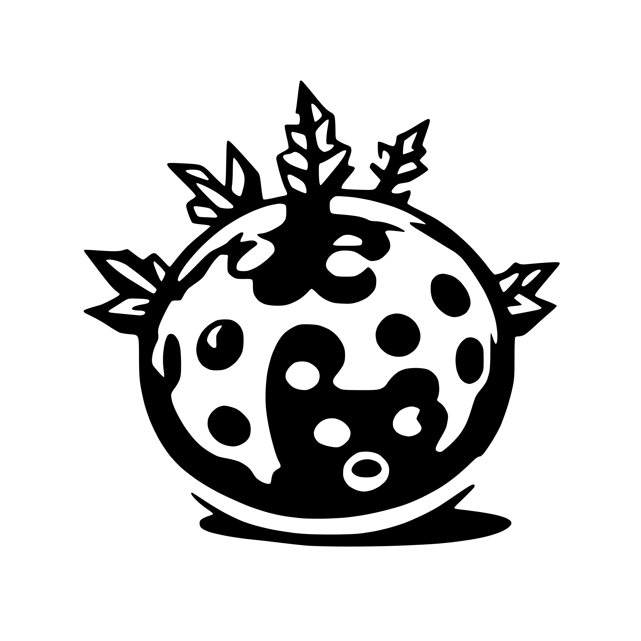 AI-generated SVG of 'christmas tree balls'