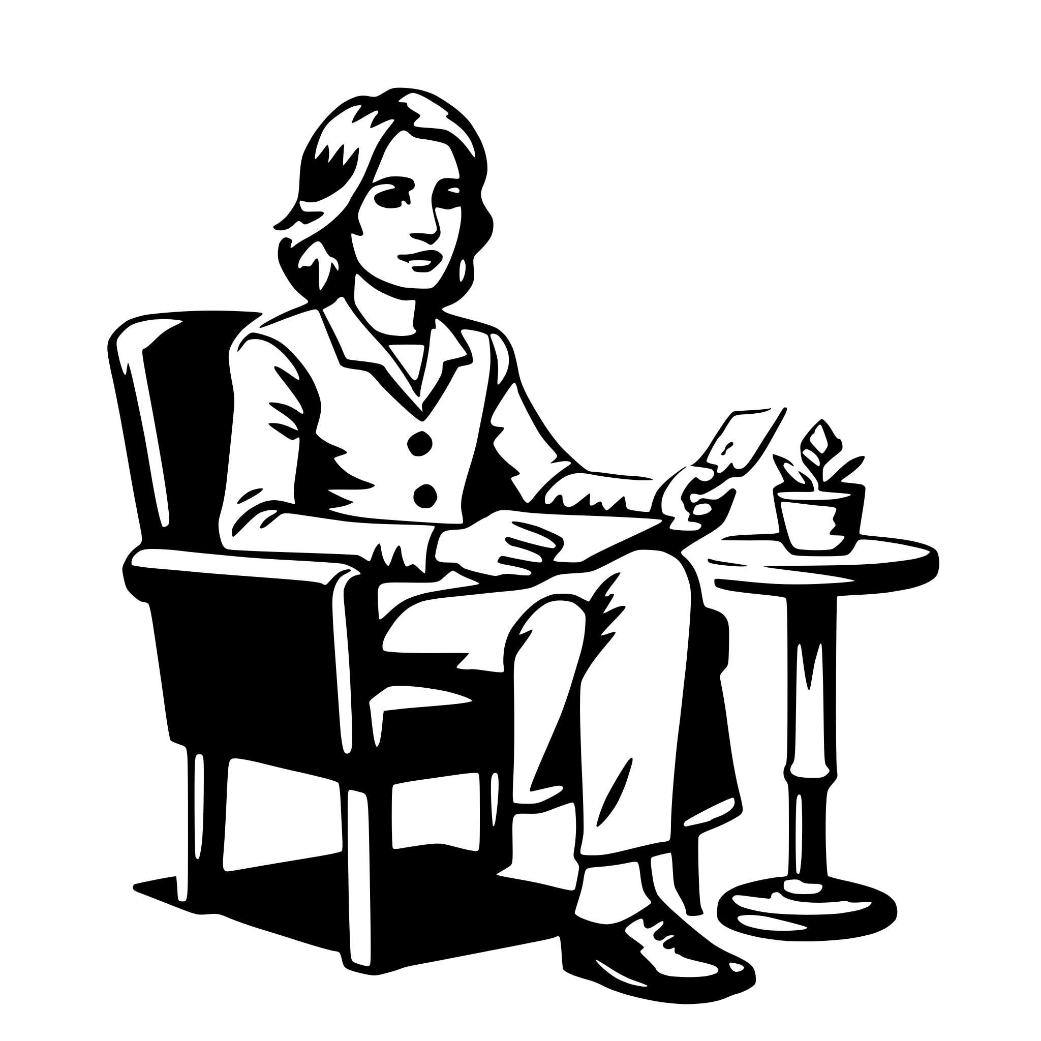 AI-generated SVG of 'therapist'