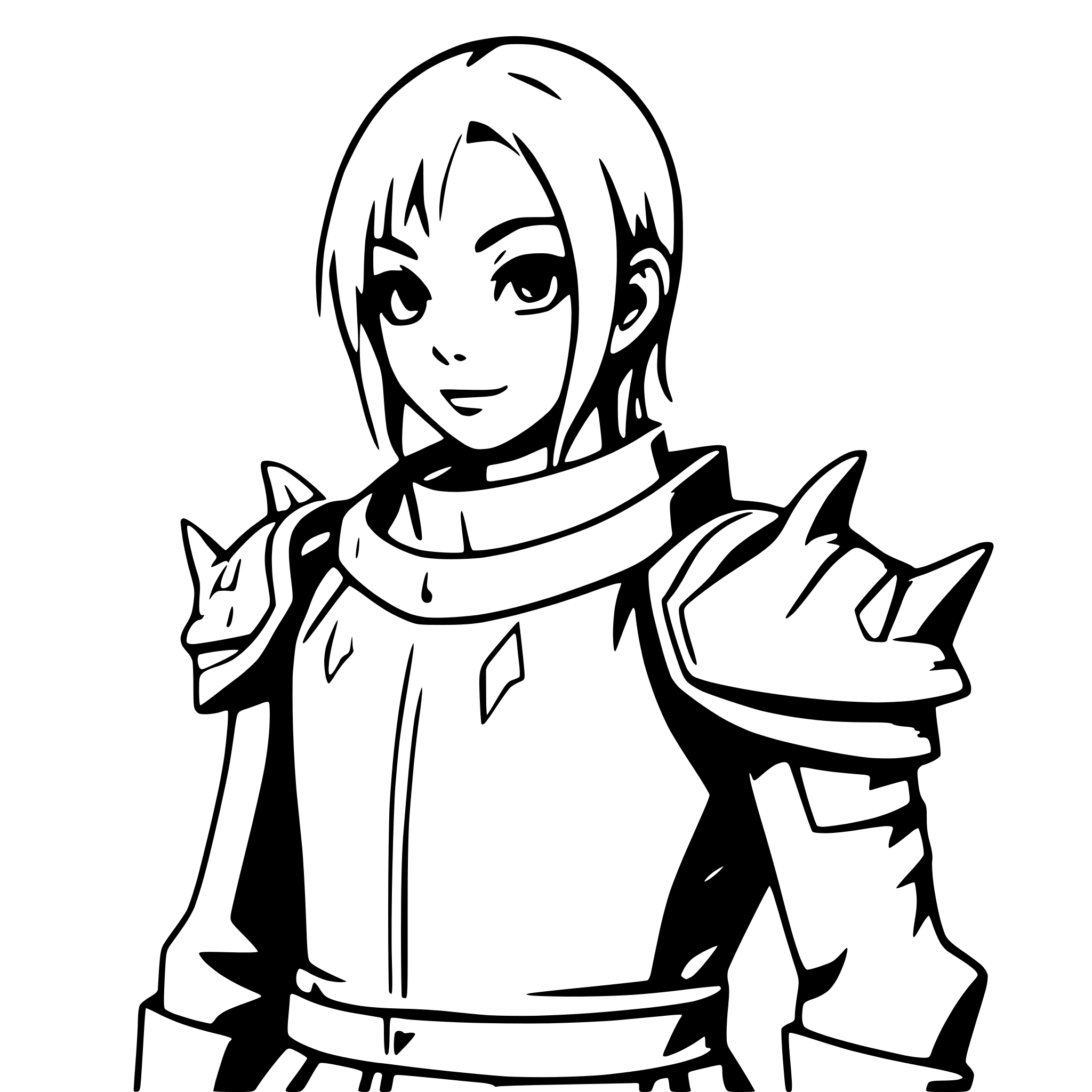 AI-generated SVG of 'boy with dragon armor'