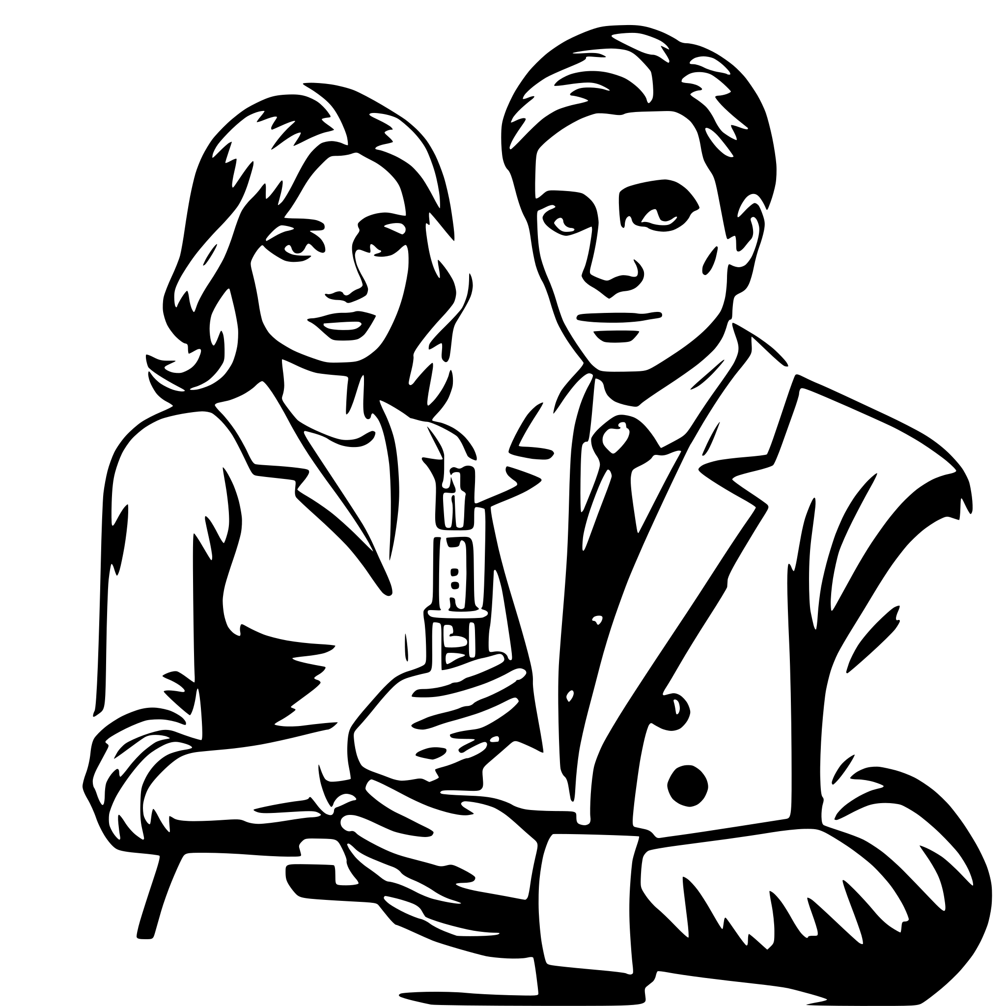 AI-generated SVG of 'doctor with injection'