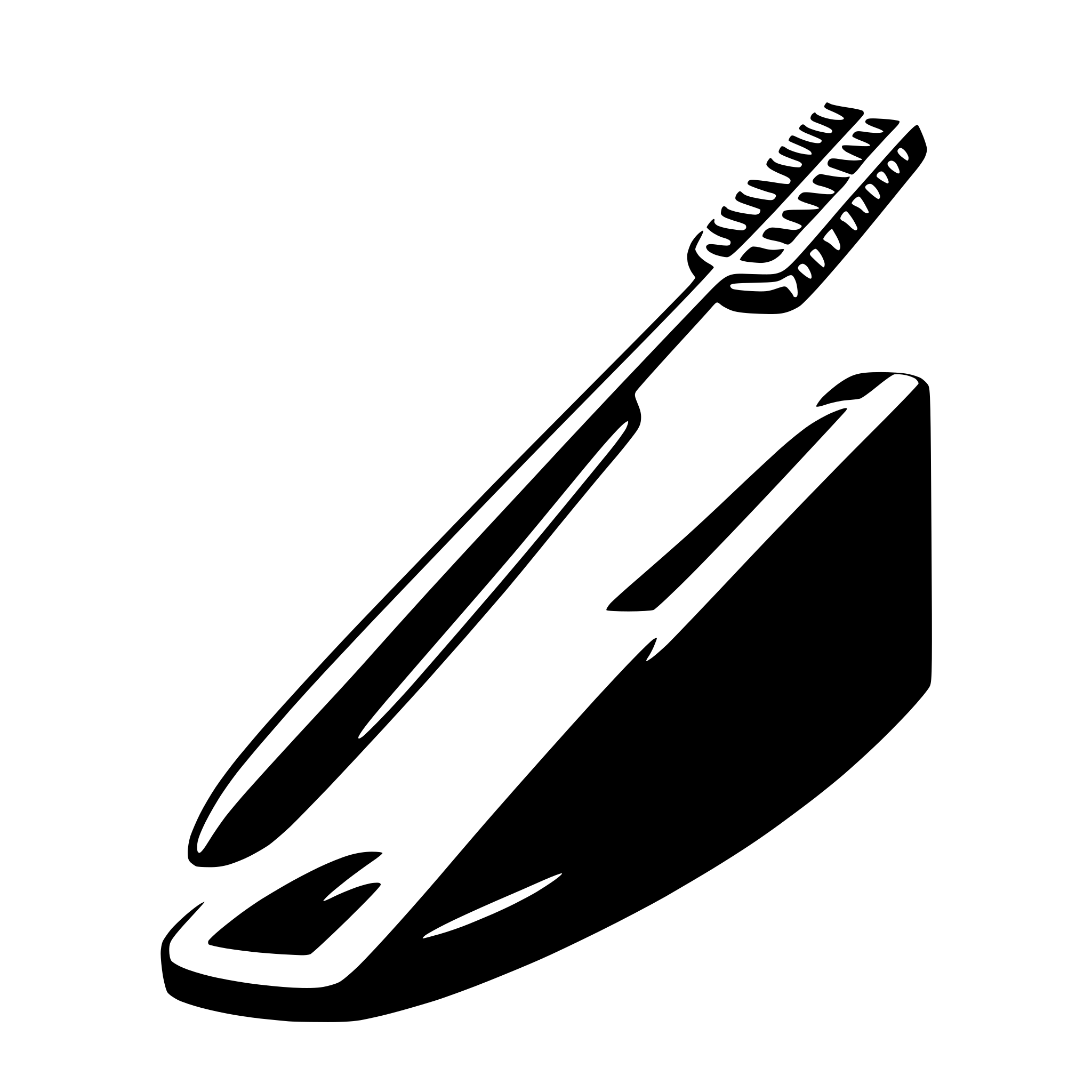 AI-generated SVG of 'toothbrush'