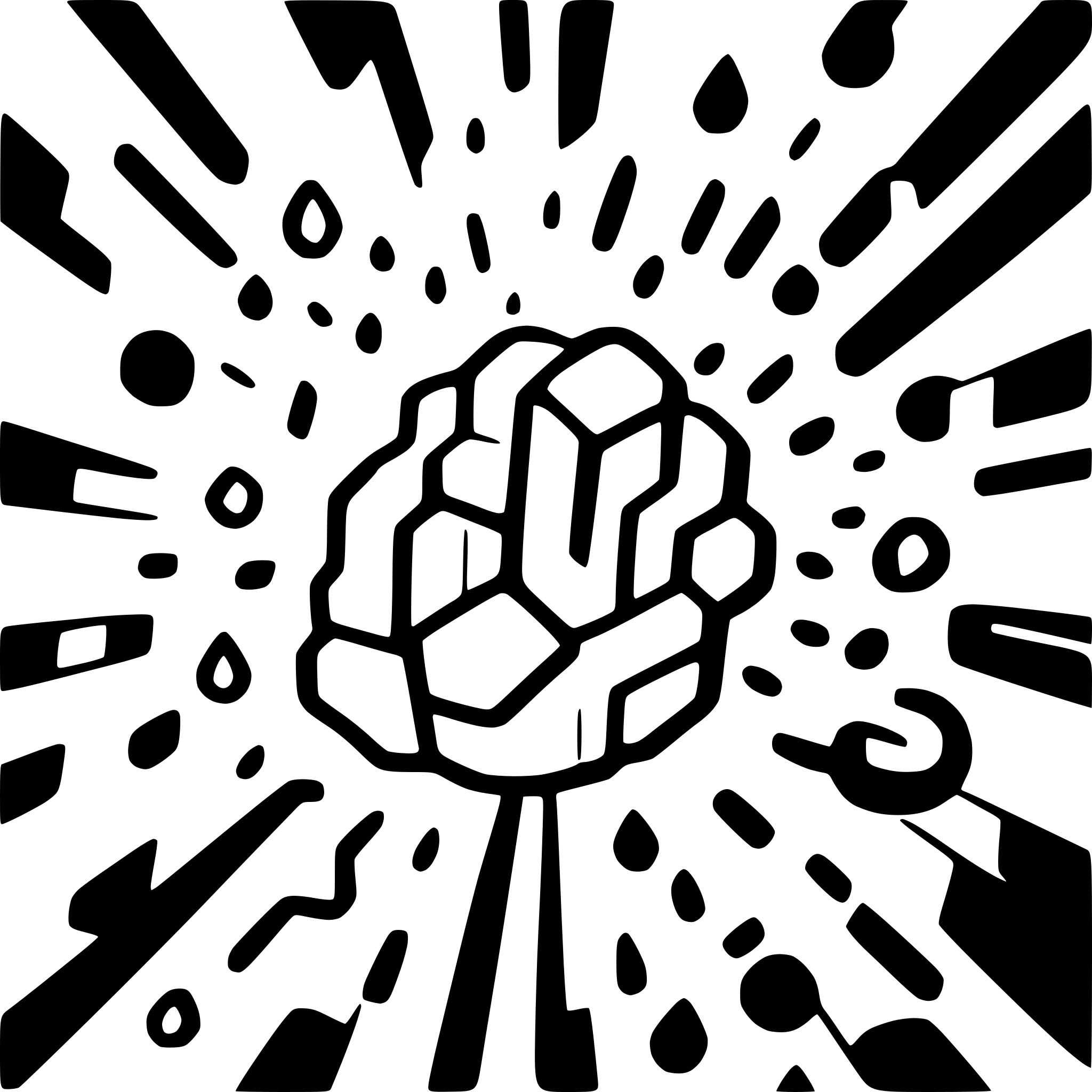 AI-generated SVG of a light sparkles as a particle system