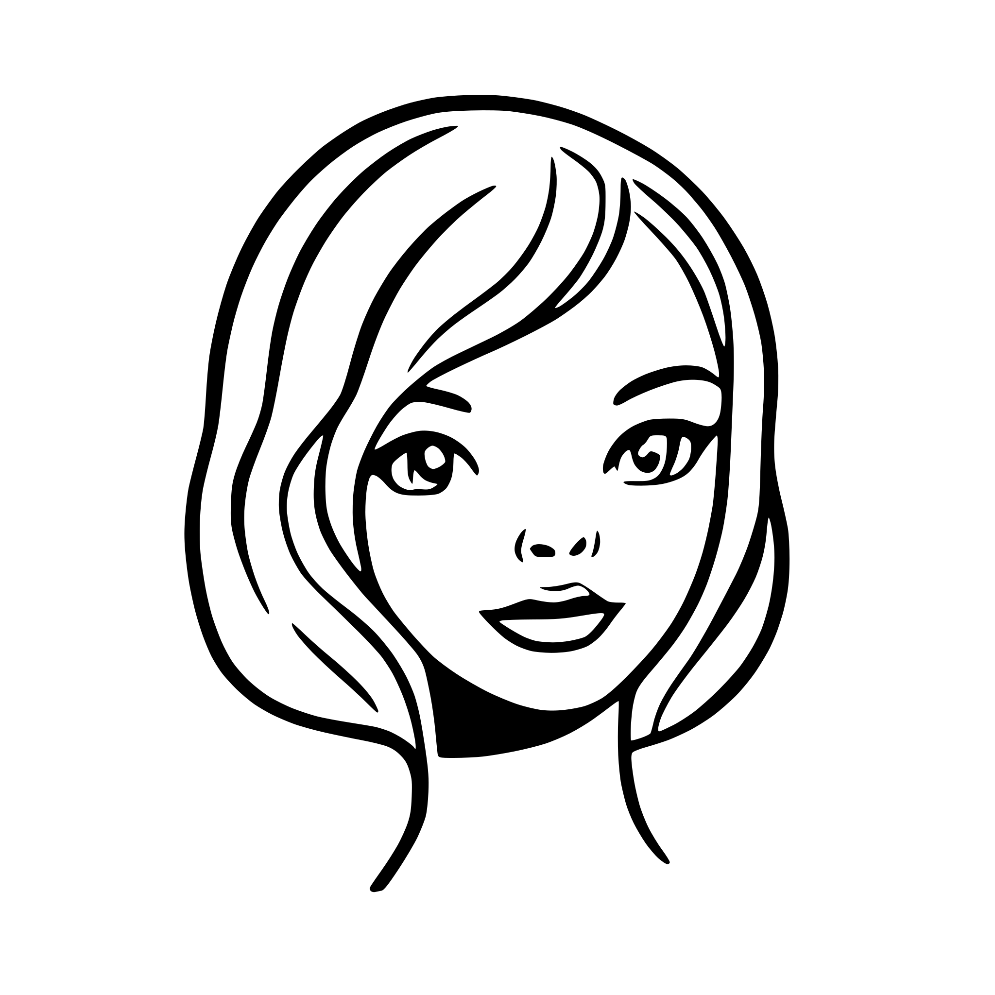 AI-generated SVG of 'bulterier outline'