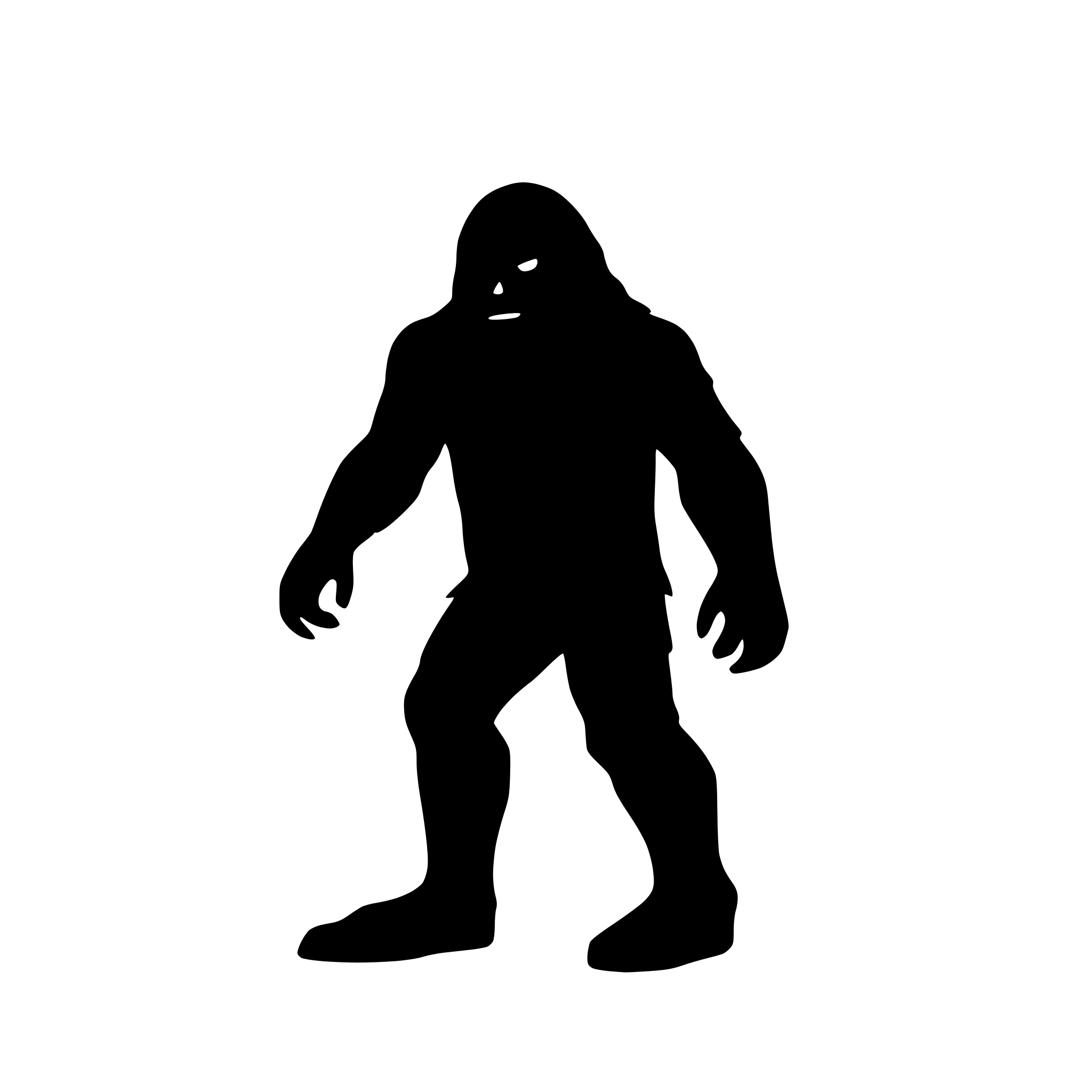 AI-generated SVG of 'Bigfoot silhouette'