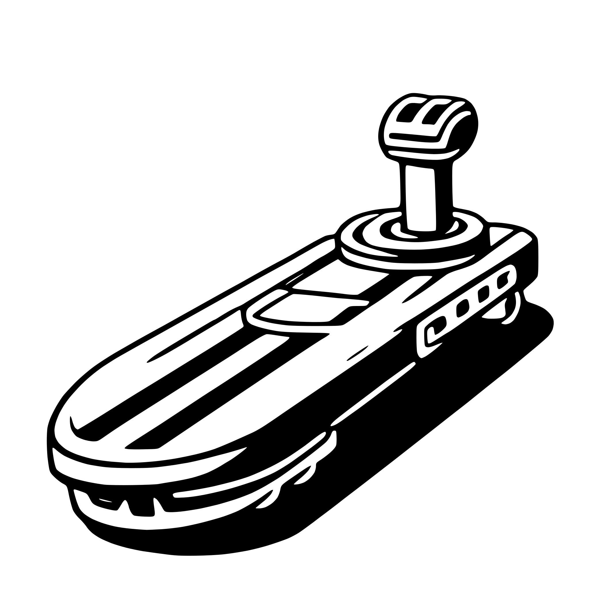 AI-generated SVG of a hoverboard