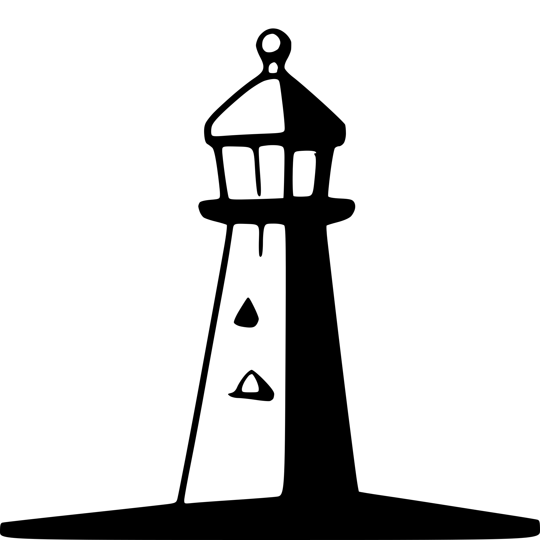 AI-generated SVG of a lighthouse