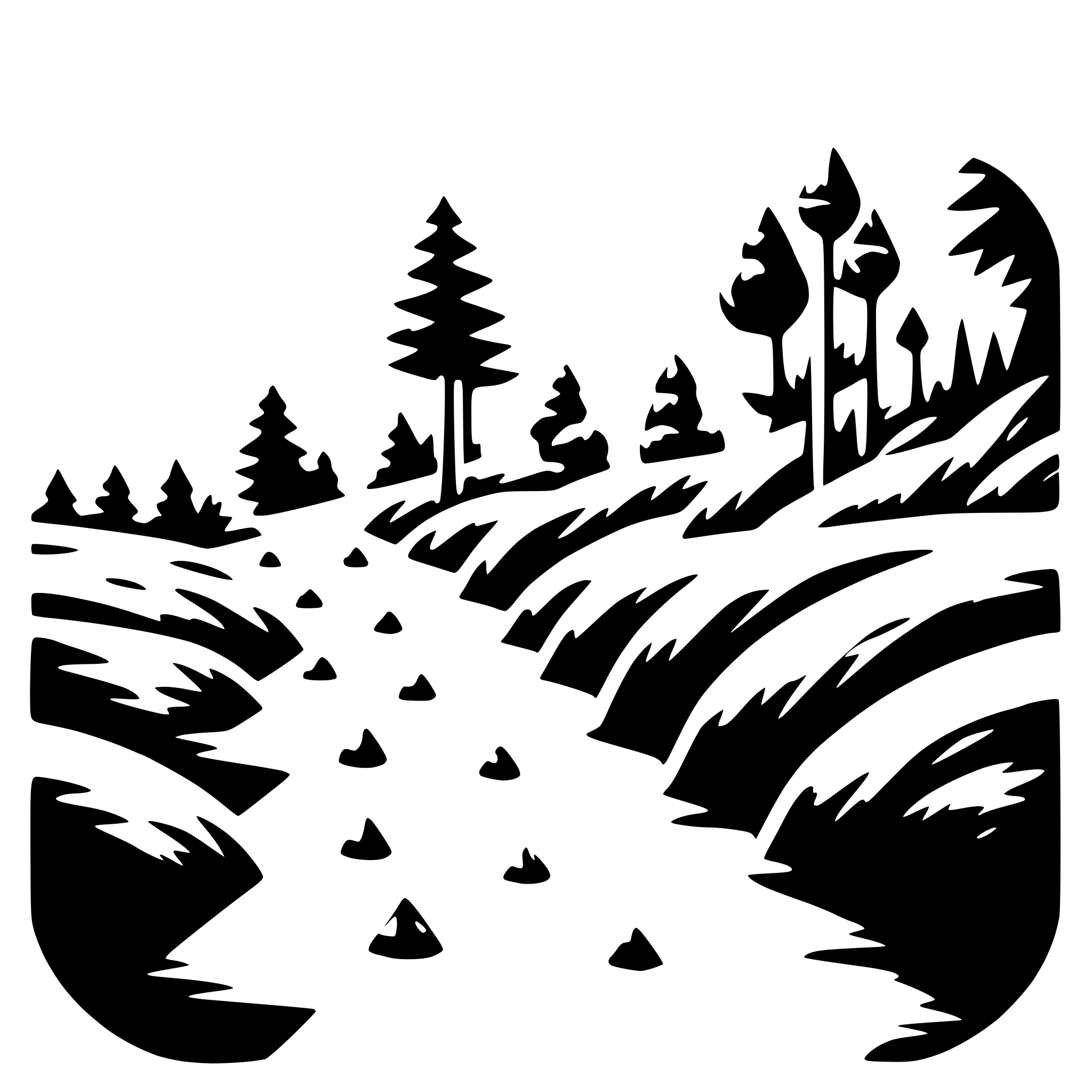 AI-generated SVG of a a minimal line drawing of a passage in nature but with weird crystals AI-generated SVG of a a minimal line drawing of a passage in nature but with weird crystals