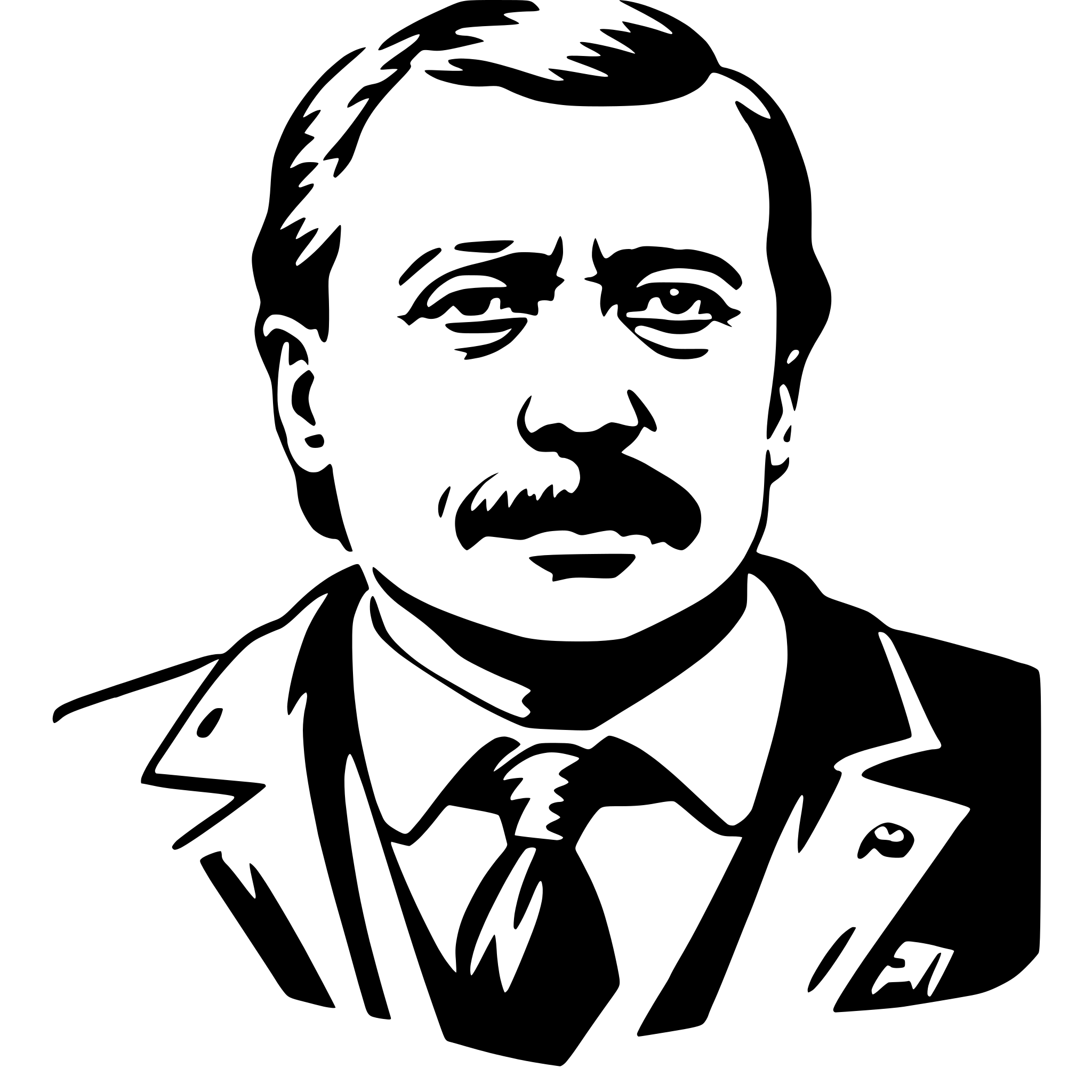 AI-generated SVG of a theodore roosevelt