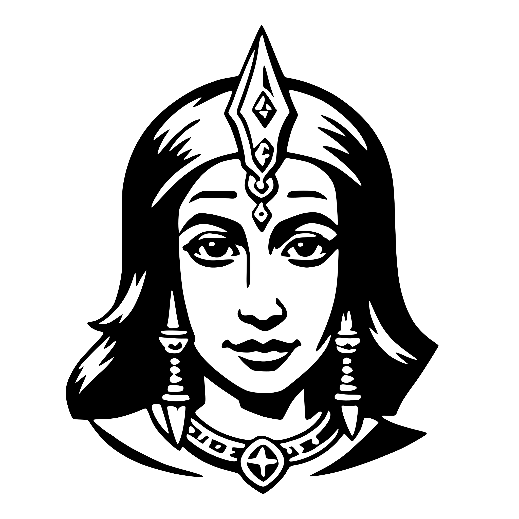 AI-generated SVG of 'indra'