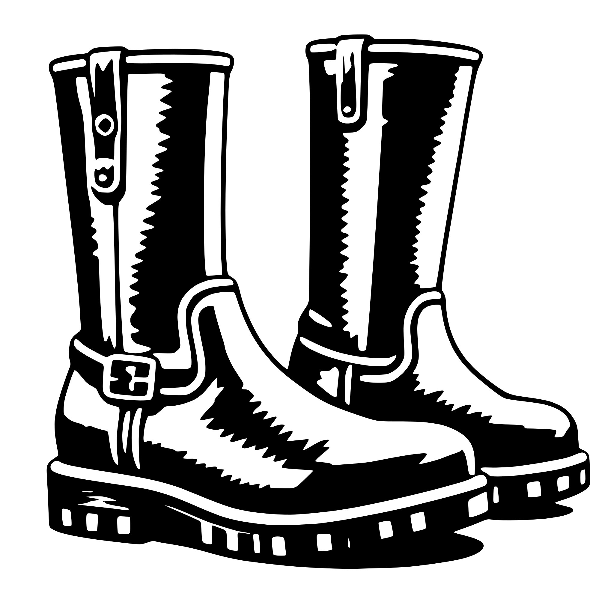 AI-generated SVG of a boots