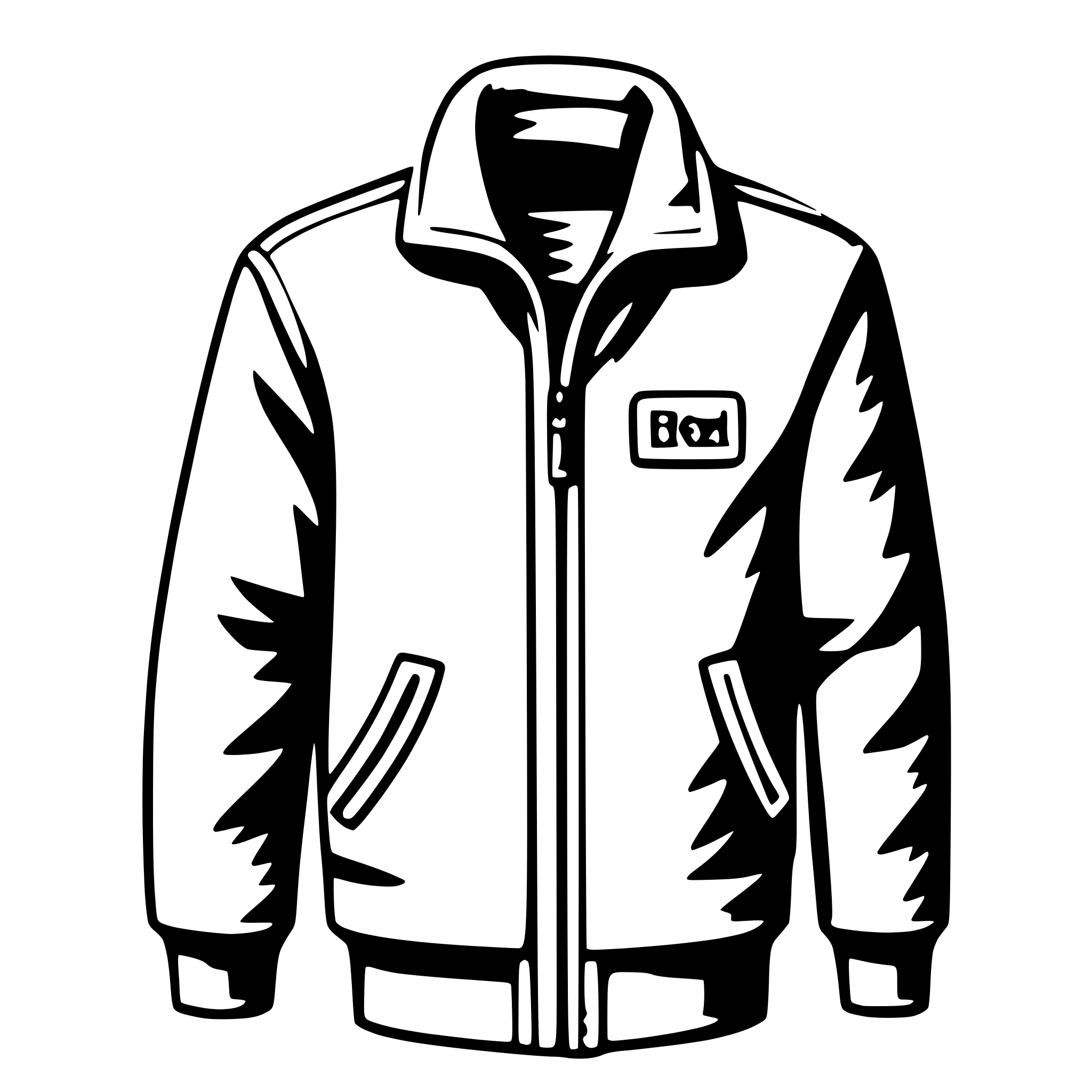 AI-generated SVG of a jacket