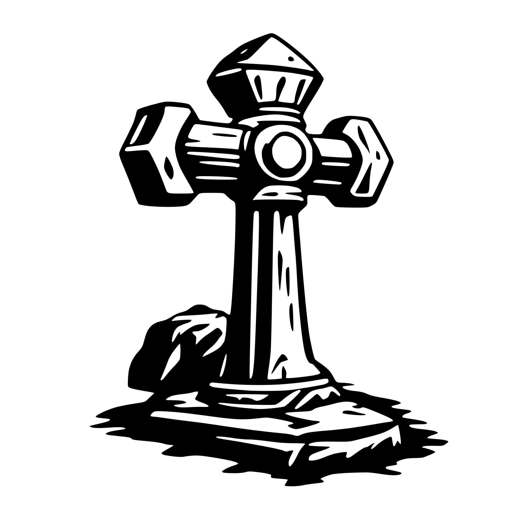 AI-generated SVG of 'thors hammer'