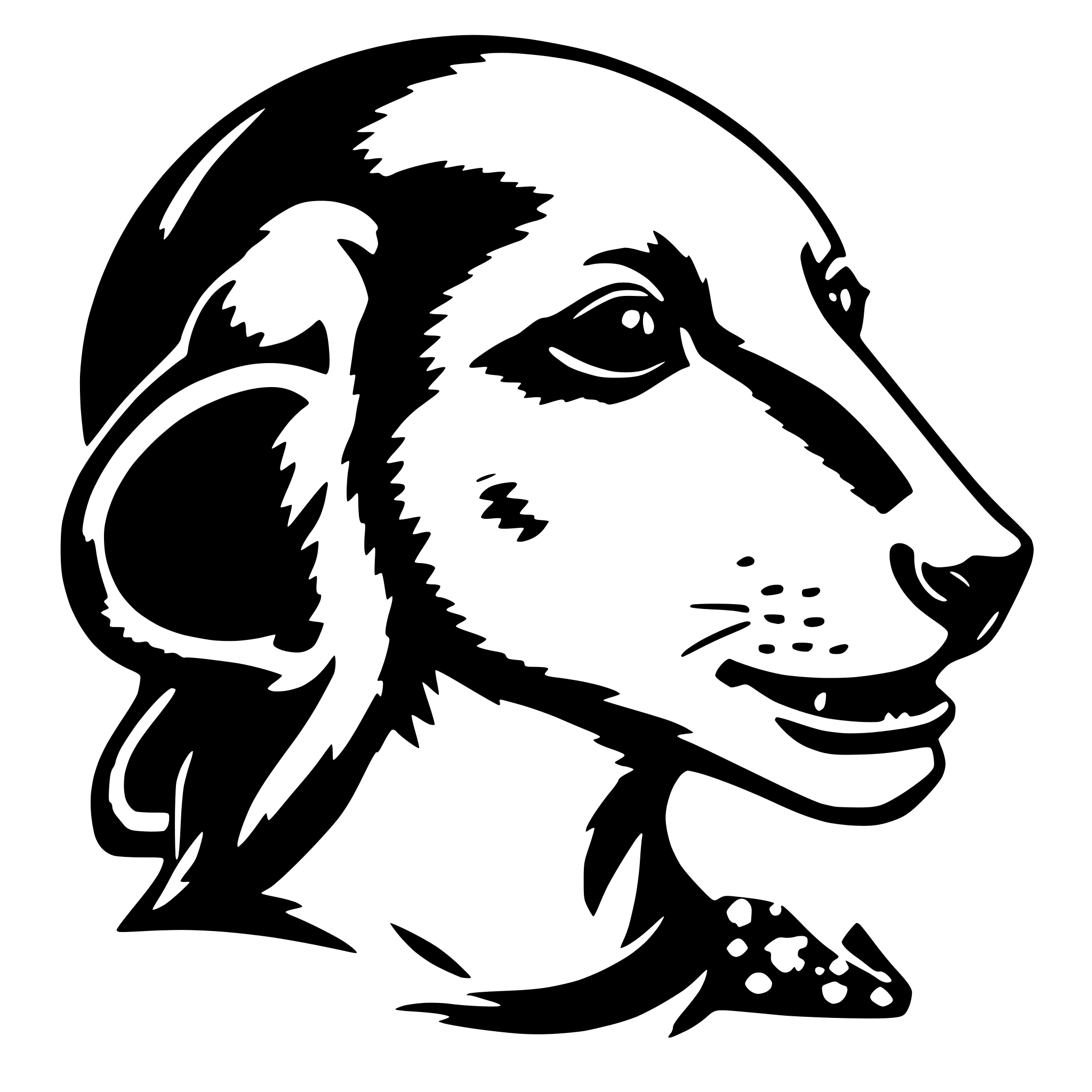 AI-generated SVG of a mix with rat face and ai Sparkles