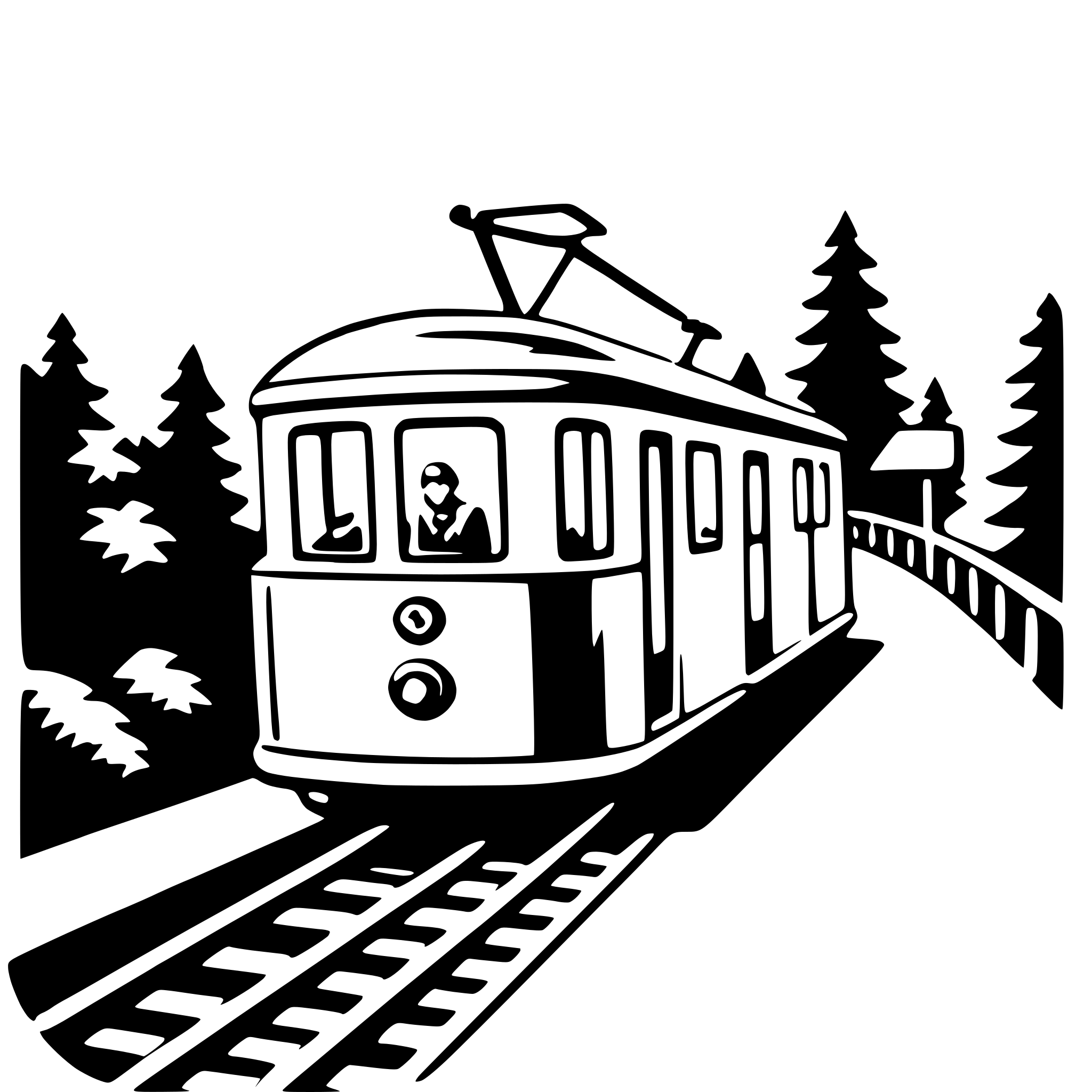 AI-generated SVG of 'funicular'