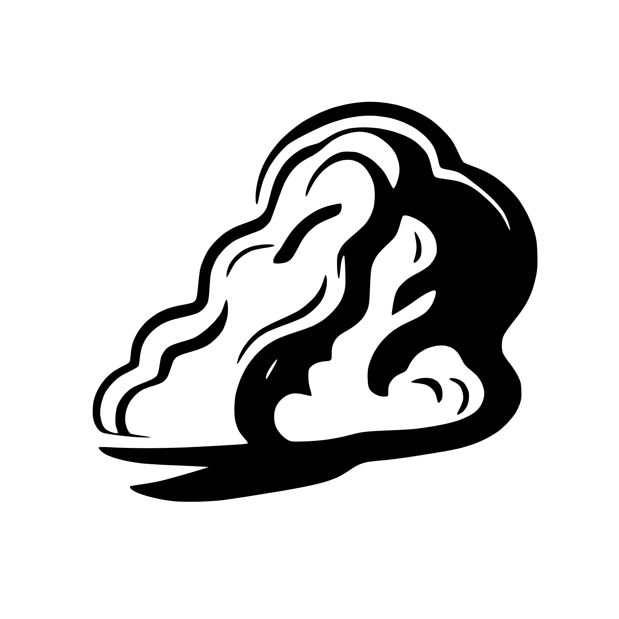 AI-generated SVG of 'big cloud'