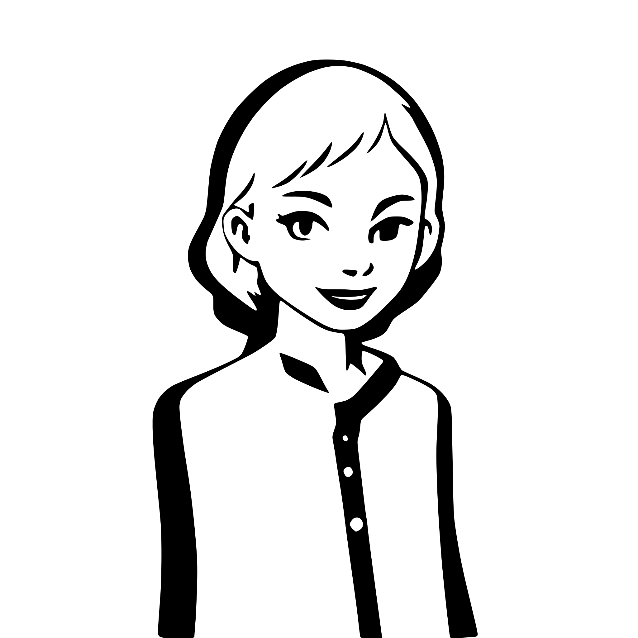 AI-generated SVG of a An old lady