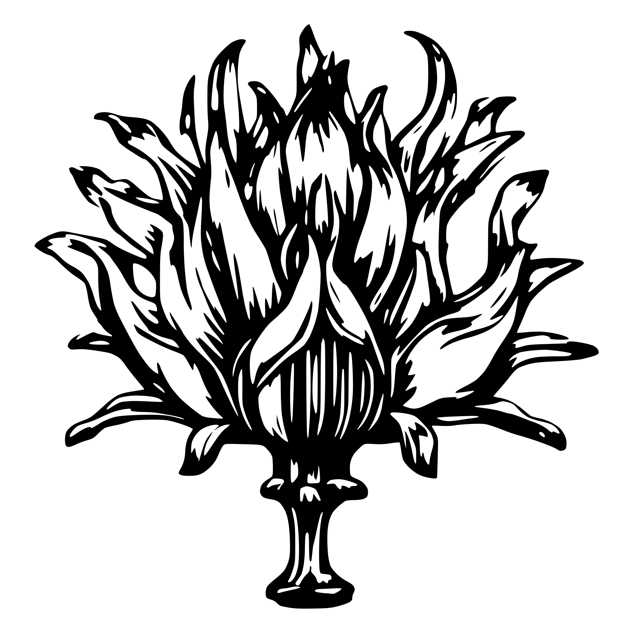 AI-generated SVG of 'Crown Imperial'