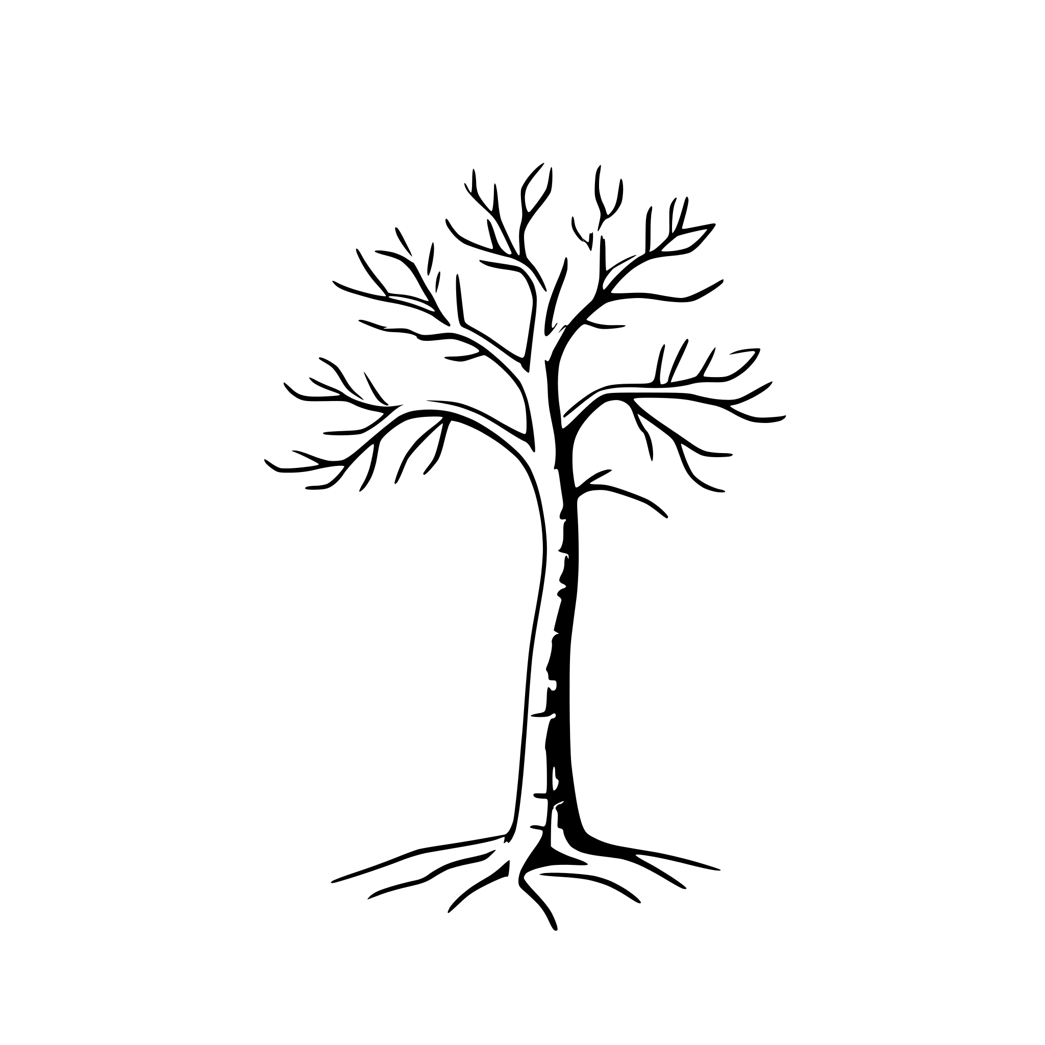 AI-generated SVG of 'single beech tree landscape'
