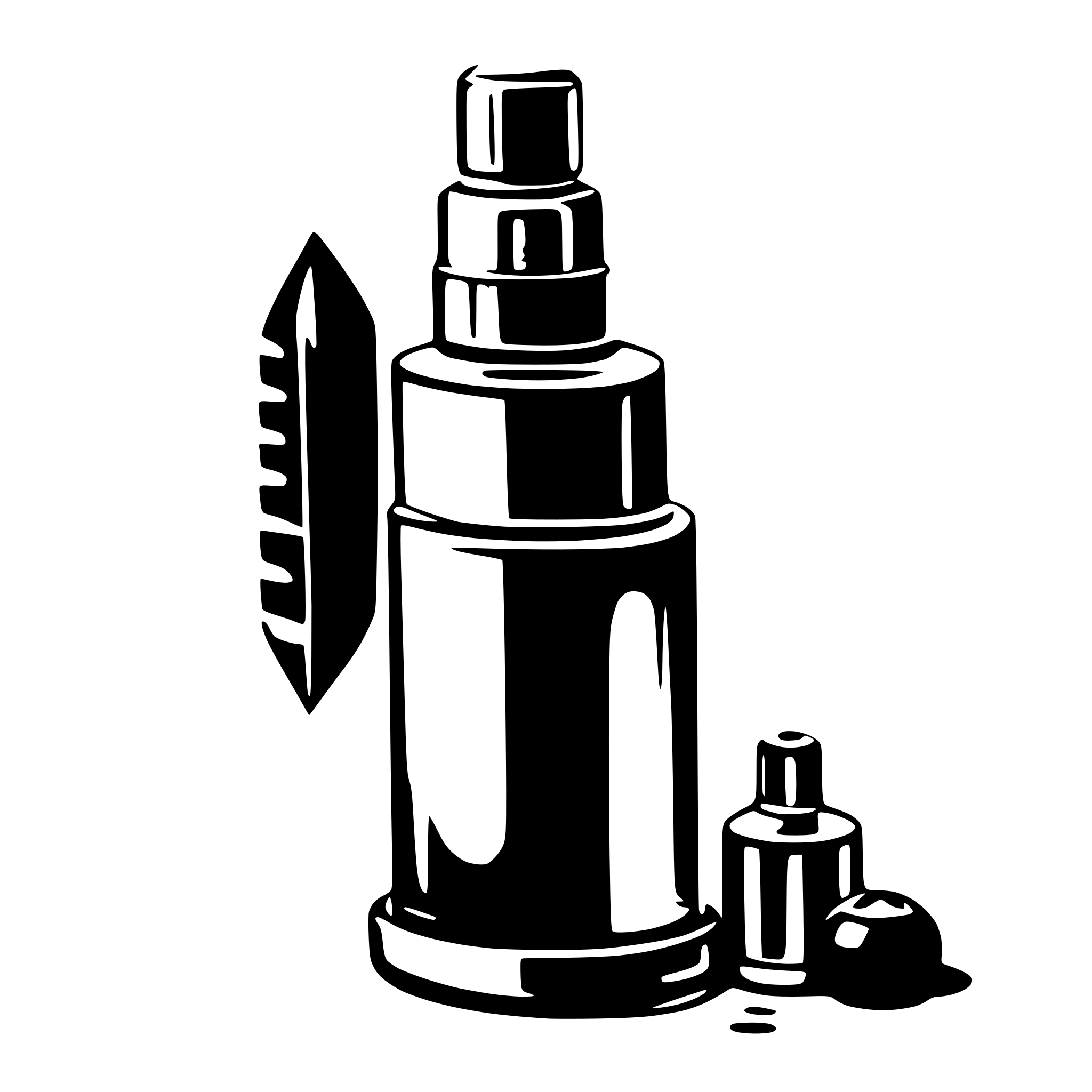 AI-generated SVG of a perfume atomiser
