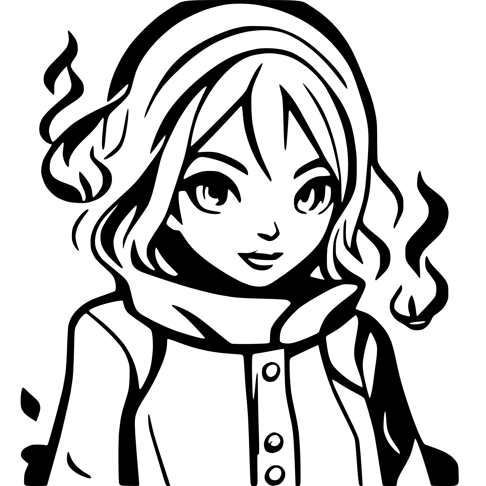 AI-generated SVG of a fire