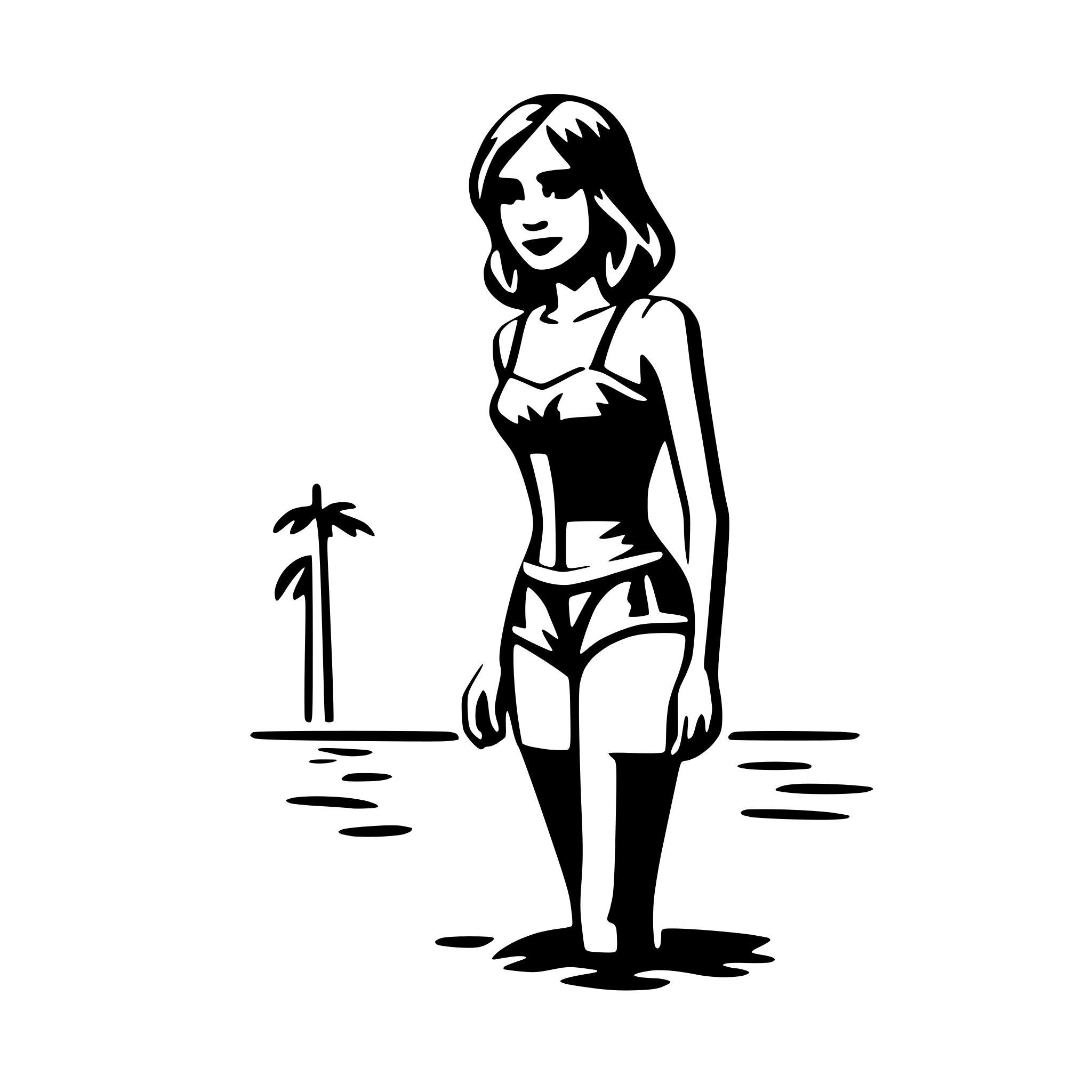 AI-generated SVG of a swimwear