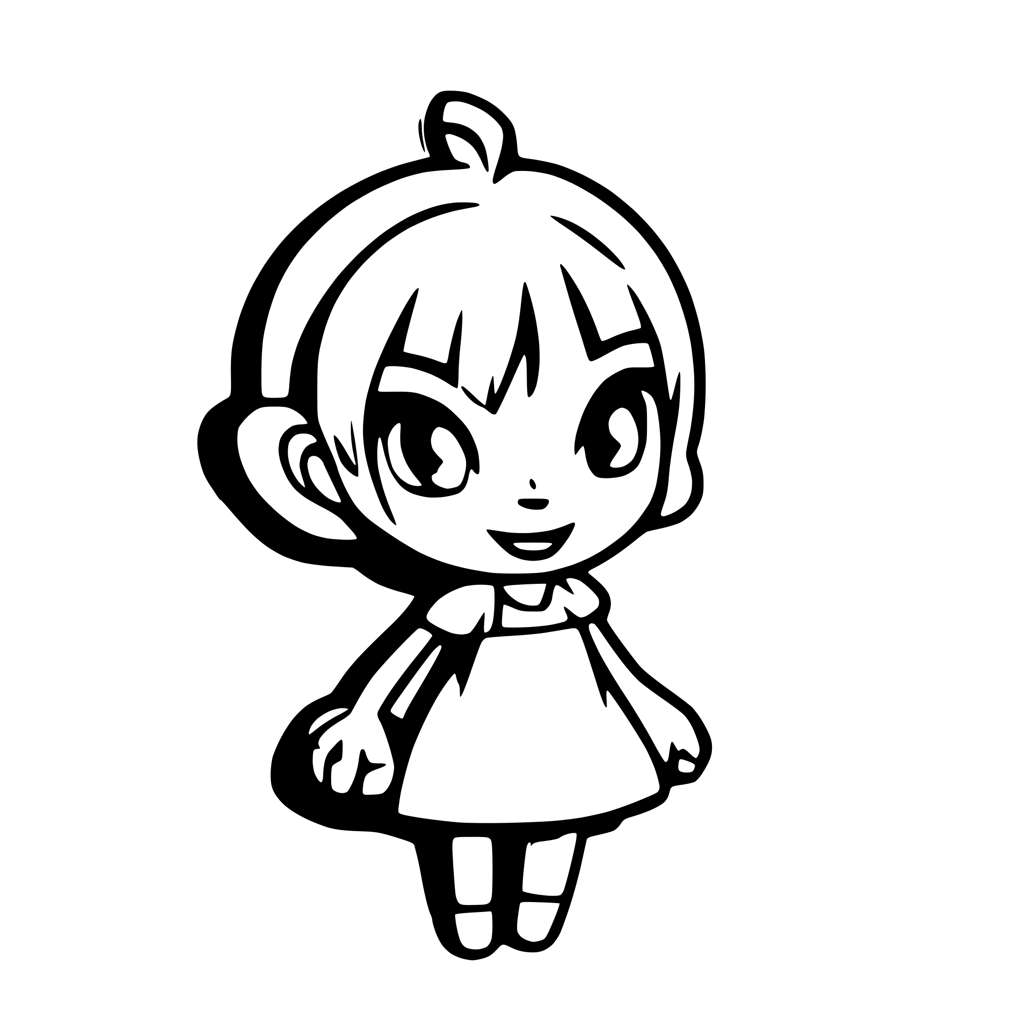 AI-generated SVG of a halloween