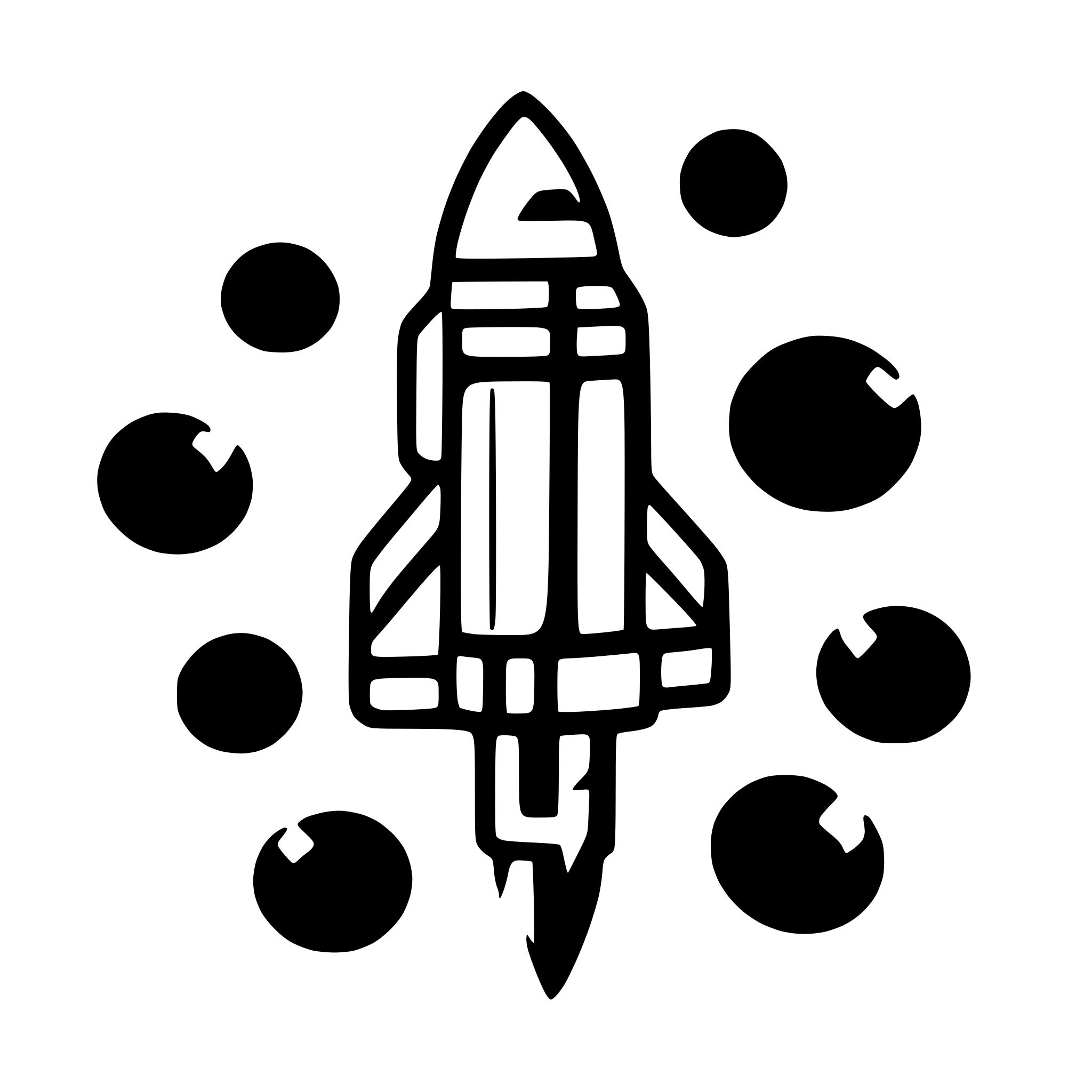 AI-generated SVG of a rocket
