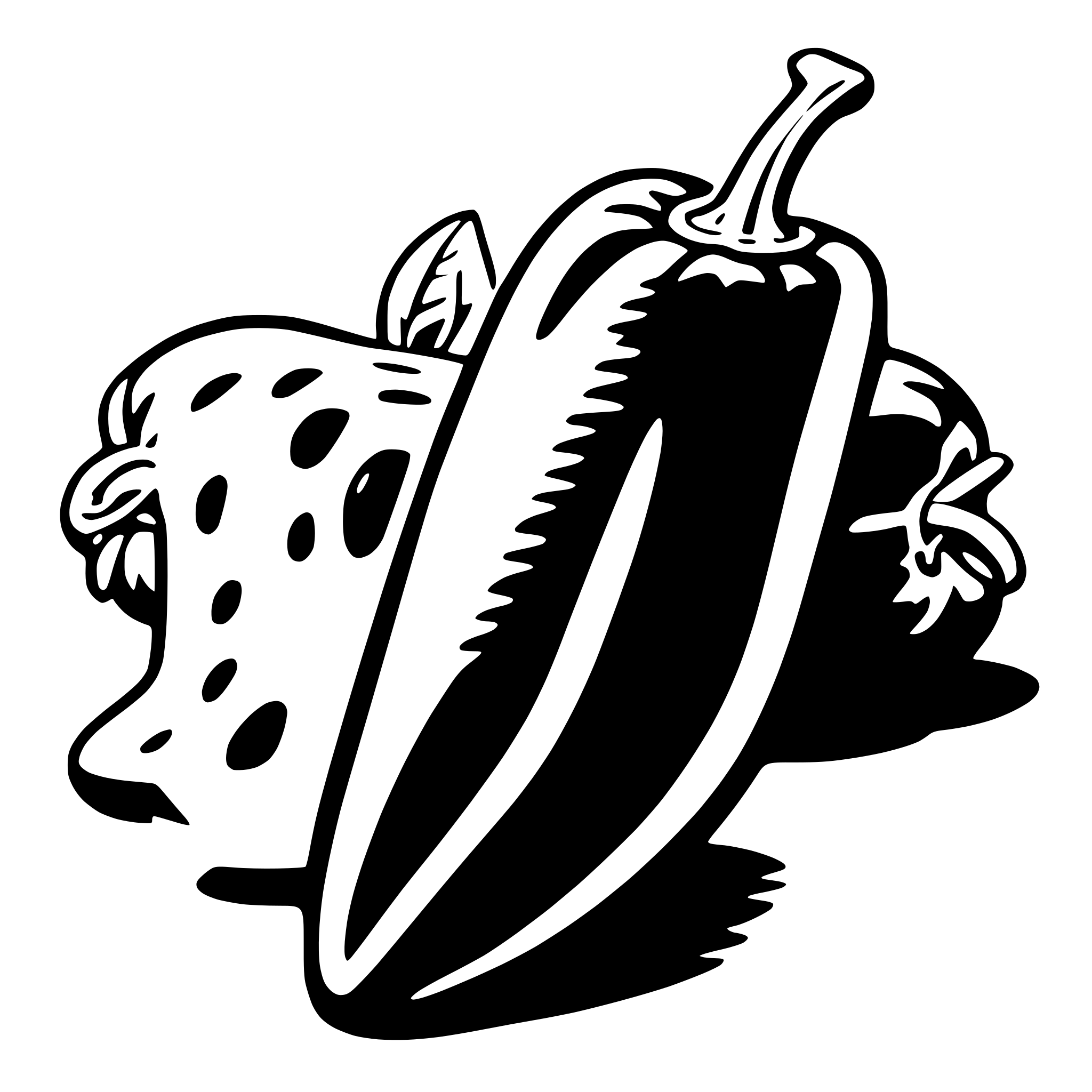 AI-generated SVG of 'pepper'
