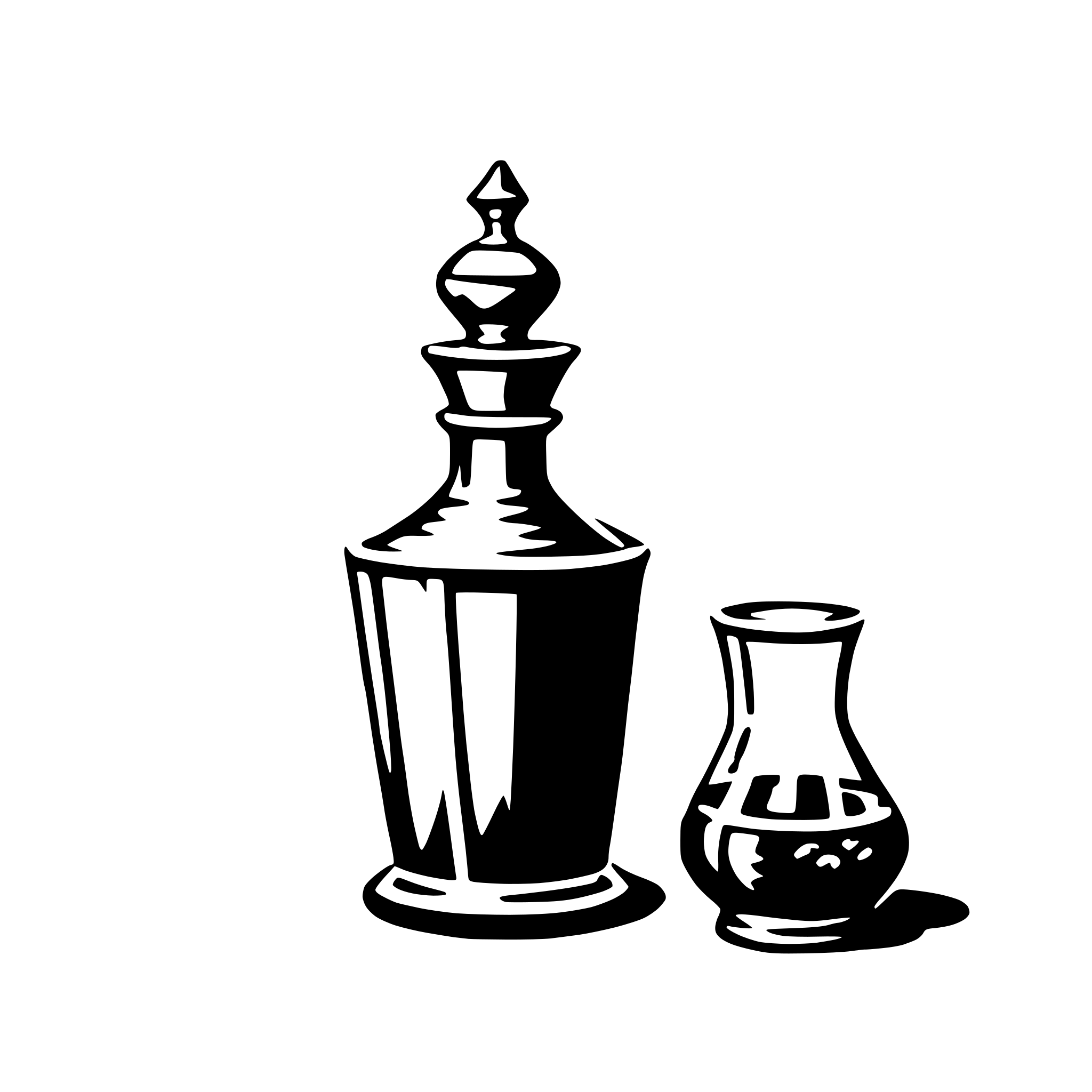 AI-generated SVG of 'decanter'