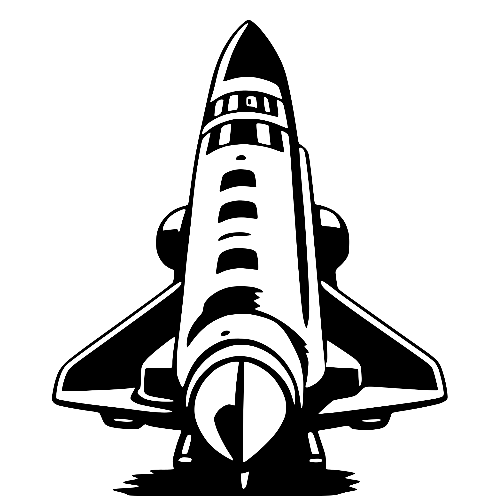 AI-generated SVG of 'space shuttle'