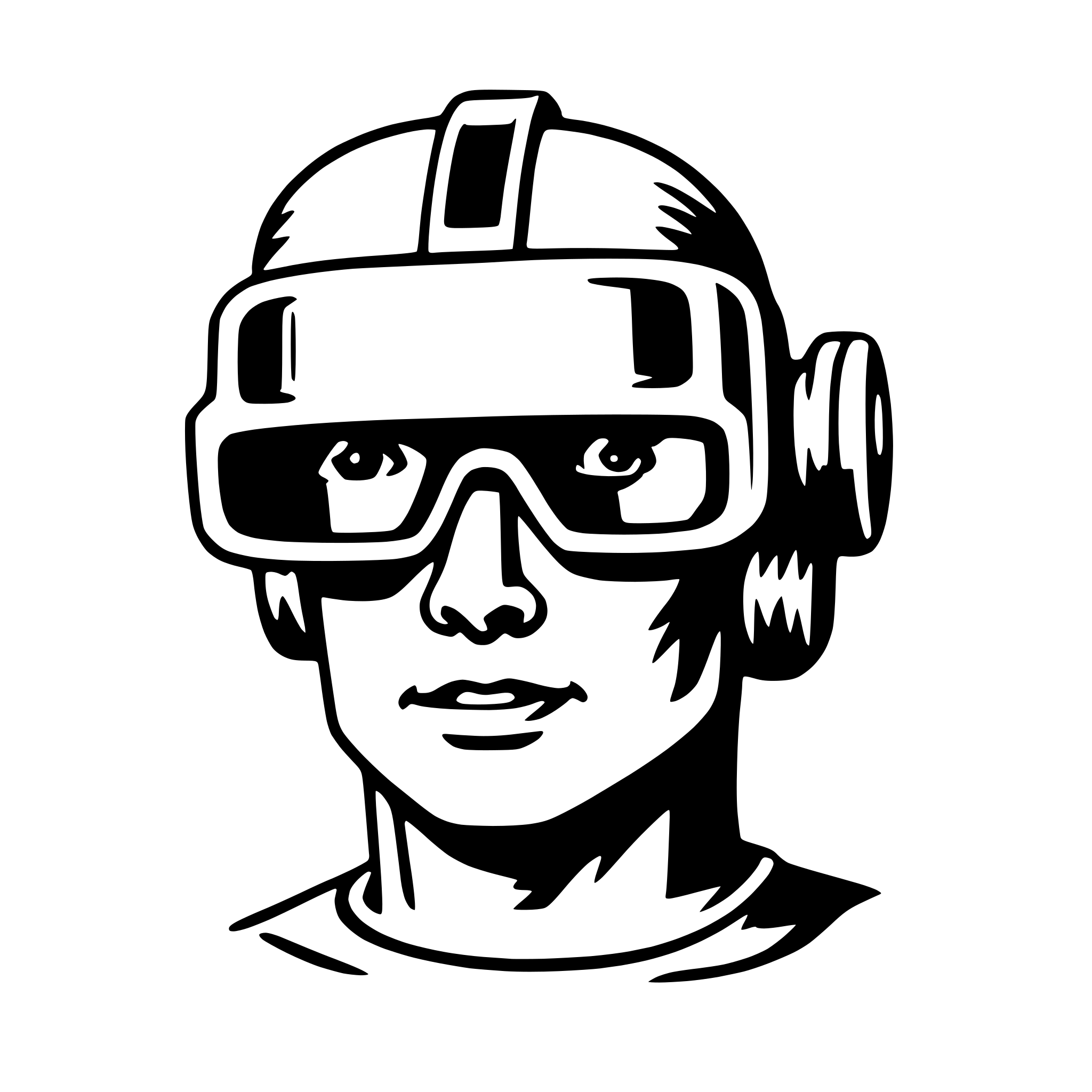 AI-generated SVG of 'vr headset'