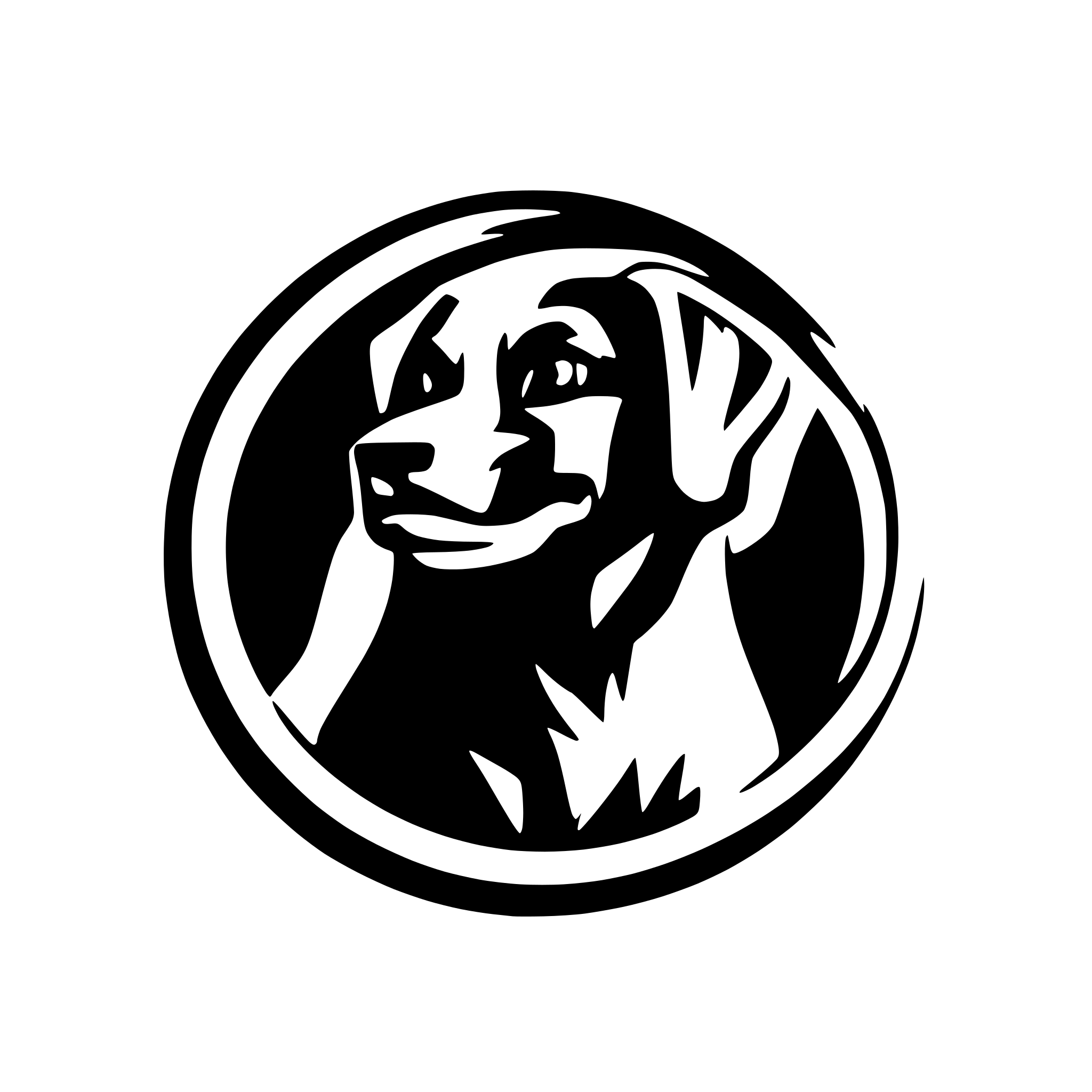 AI-generated SVG of a rottweiler