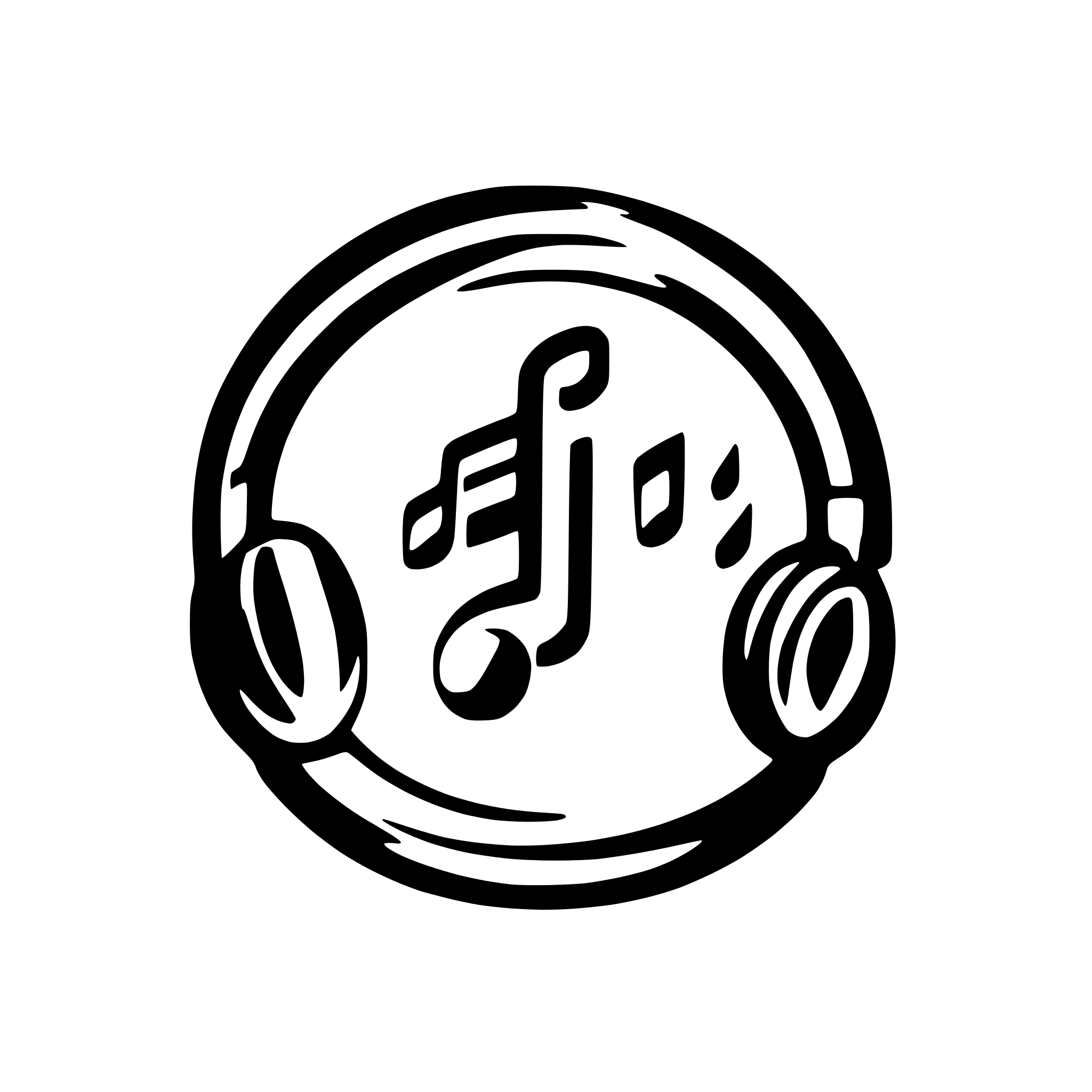 AI-generated SVG of 'music app logo'