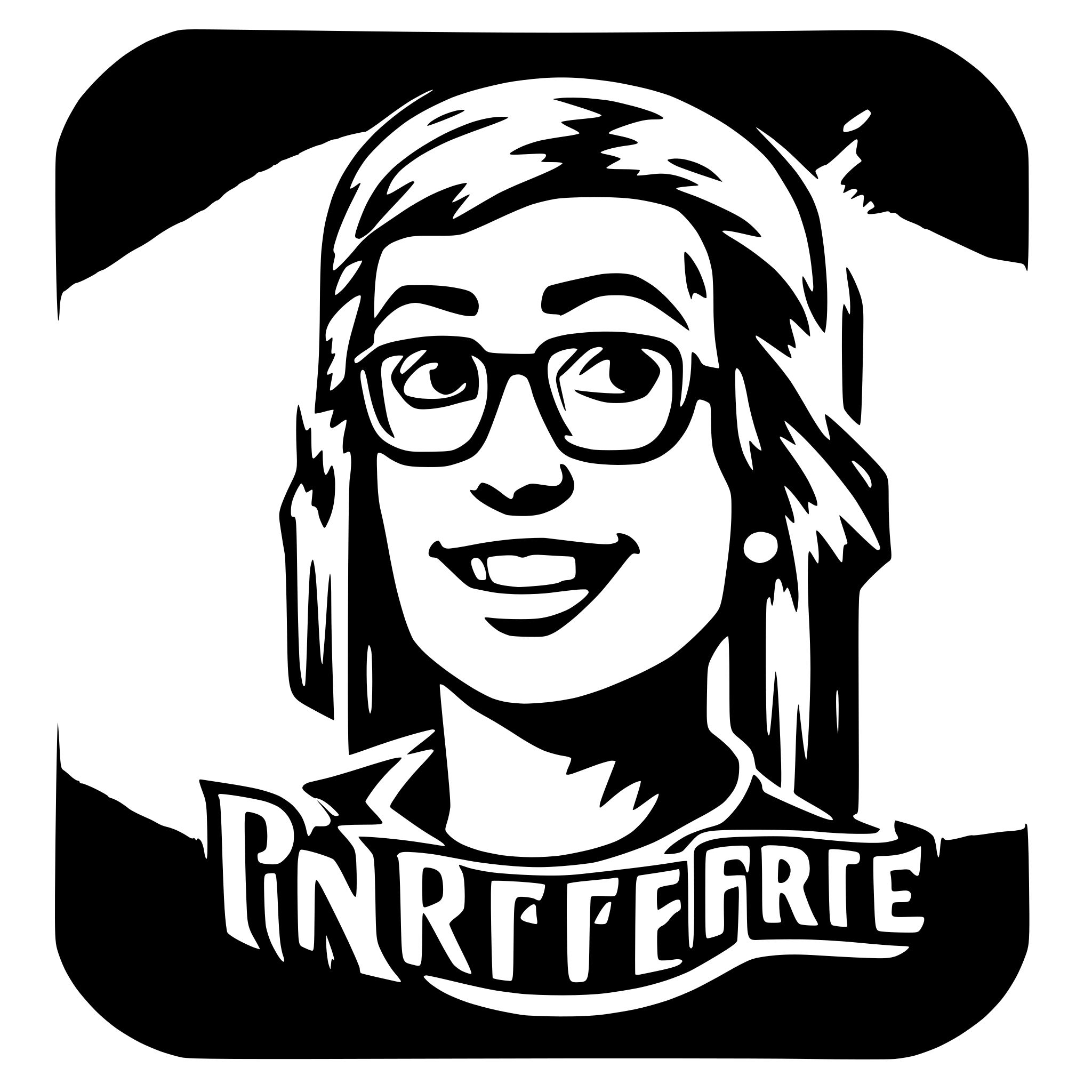 AI-generated SVG of a a logo for a nickname frefre and some dev or geek feature AI-generated SVG of a a logo for a nickname frefre and some dev or geek feature