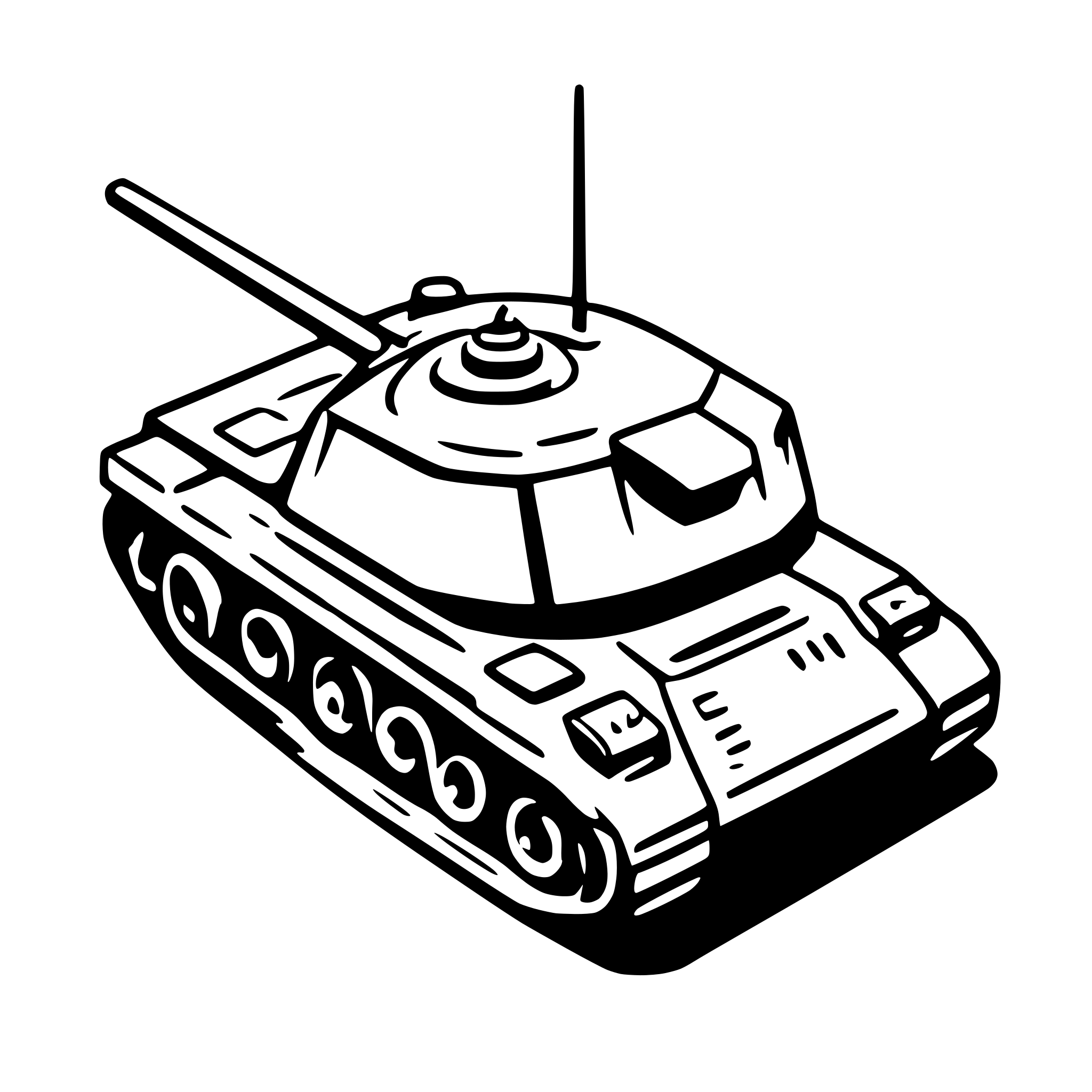 AI-generated SVG of a detailed isometric view of Japanese Type 99