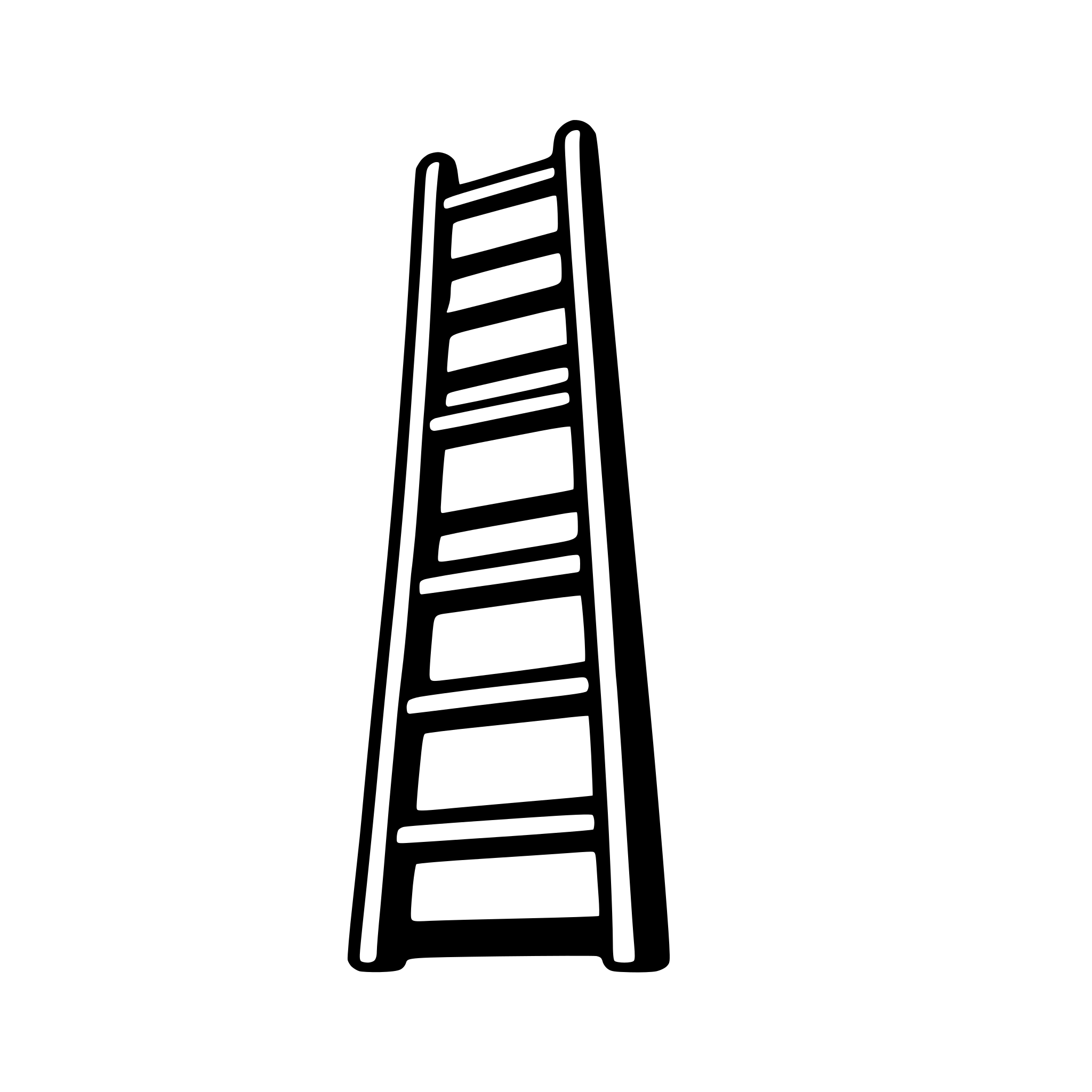 AI-generated SVG of 'ladder reaching sky'