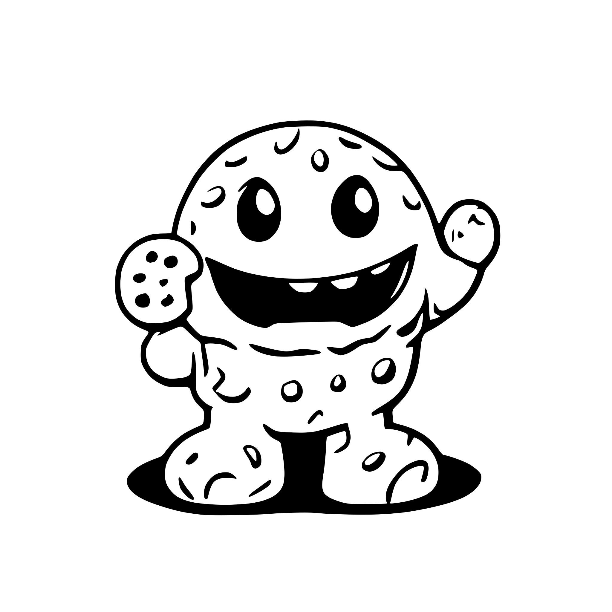 AI-generated SVG of a Cookie Monster