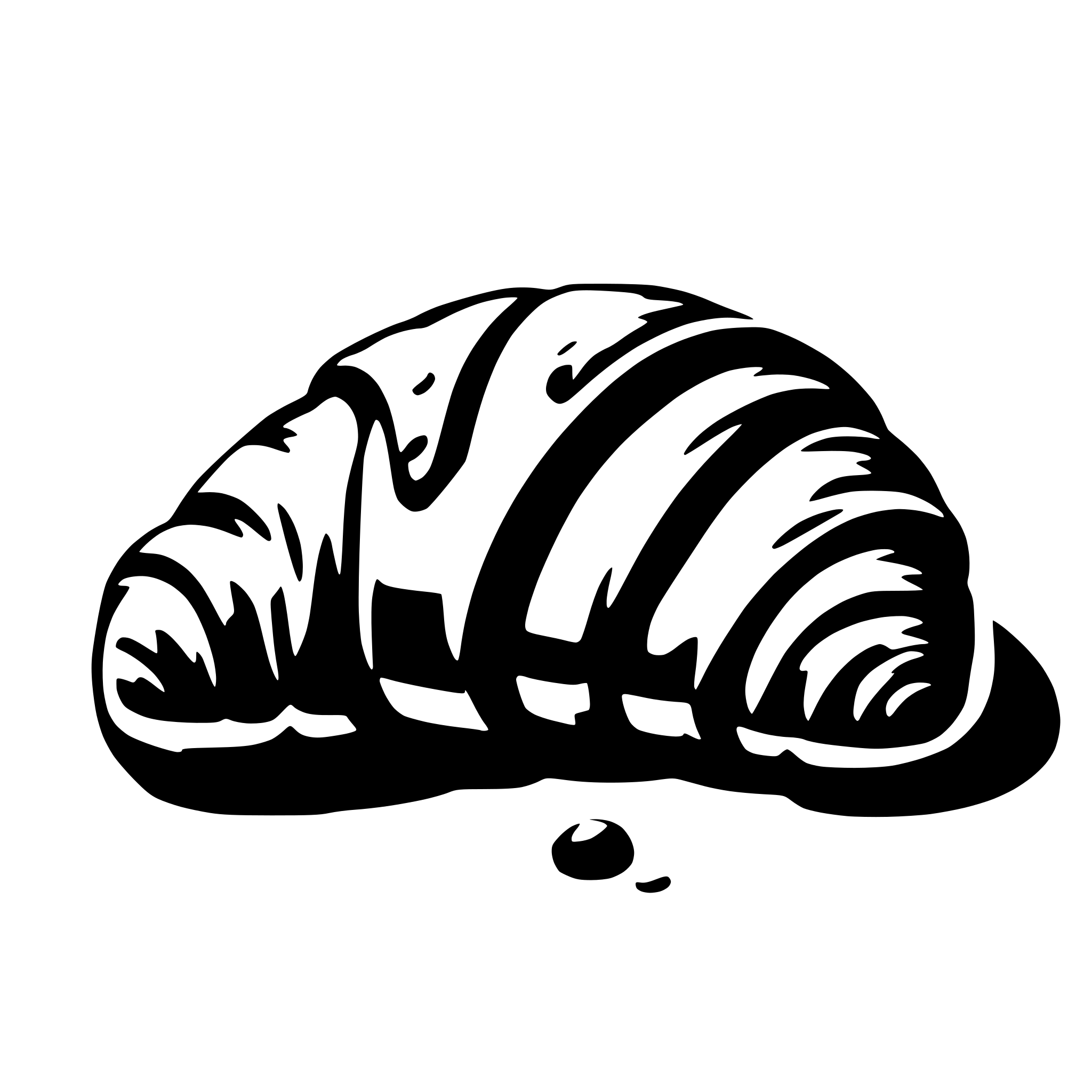 AI-generated SVG of a croissant