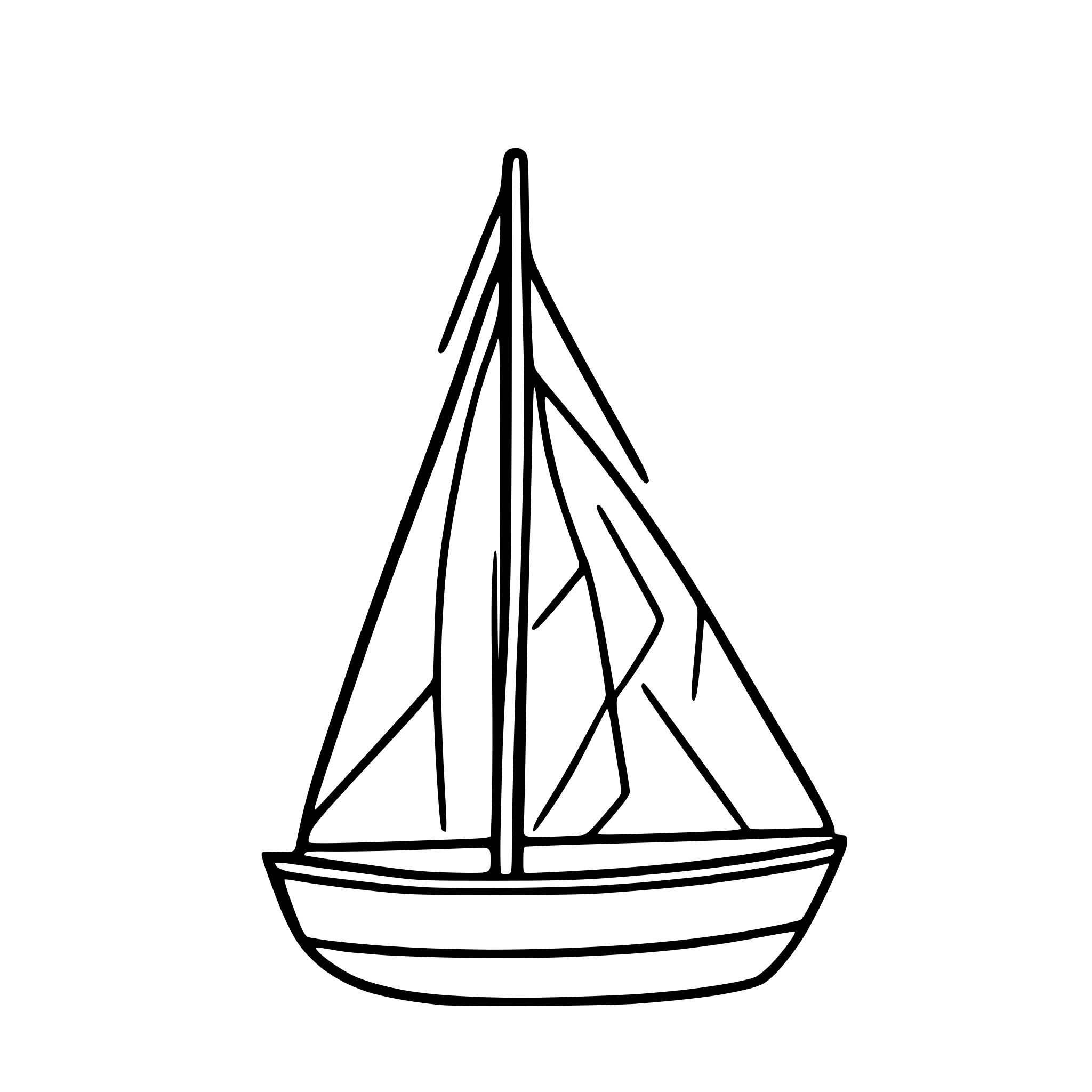 AI-generated SVG of a minimalist sailboat, continuous line, no infill, curved line drawing AI-generated SVG of a minimalist sailboat, continuous line, no infill, curved line drawing